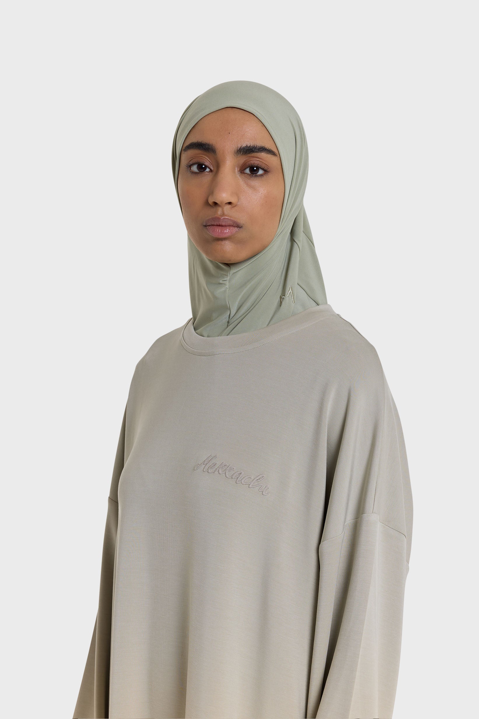 Hijab en jersey haut de gamme | Sage
