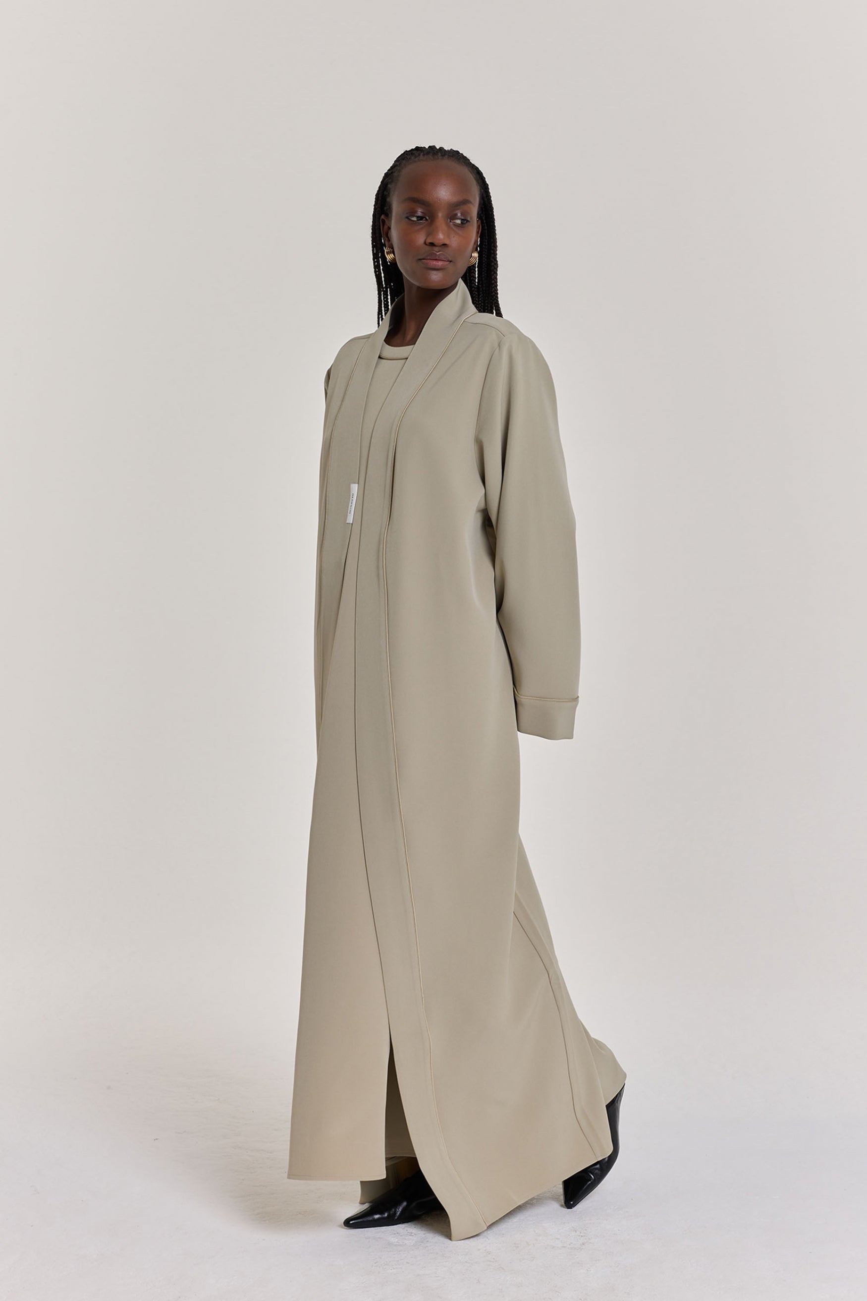 Abaya essentielle | Sauge légère