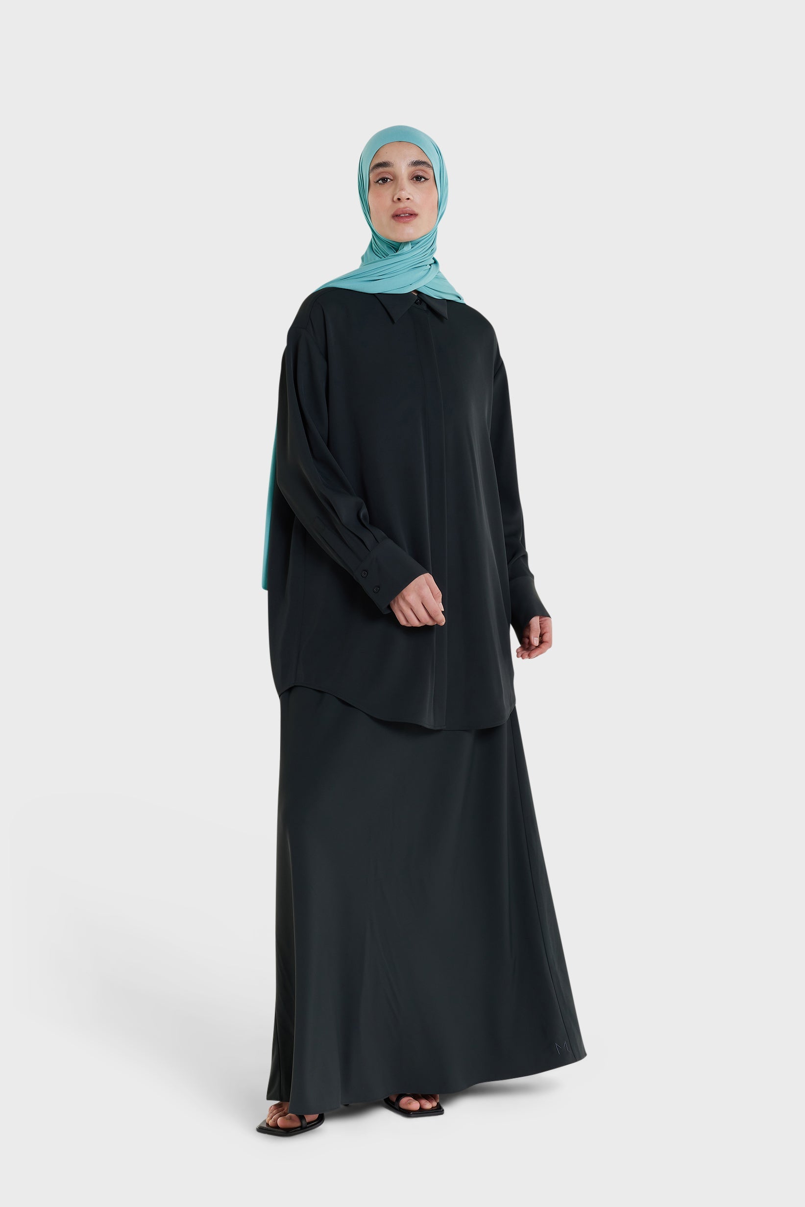 Chemise surdimensionnée | Noir