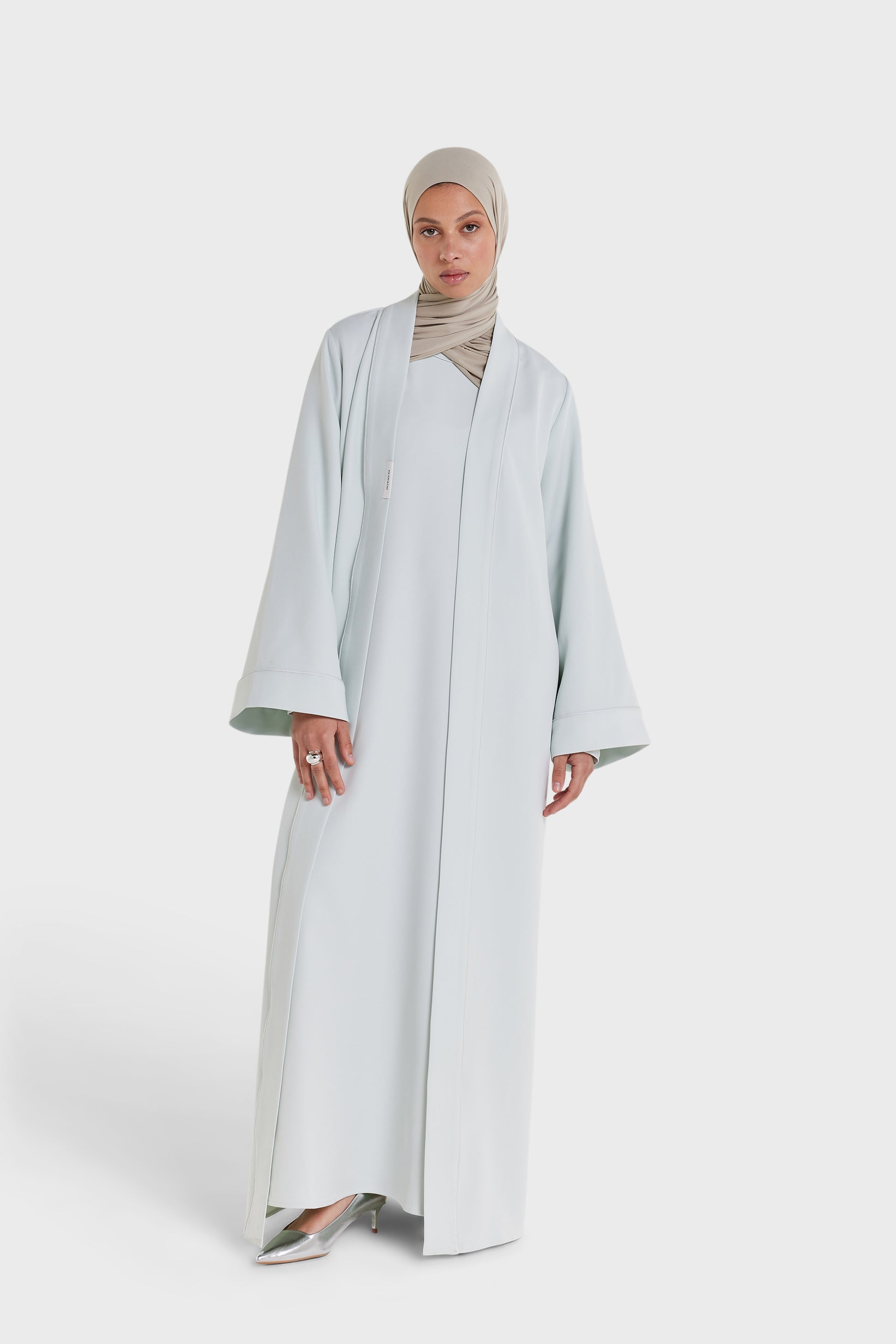 Abaya essentielle | Bleu glacier