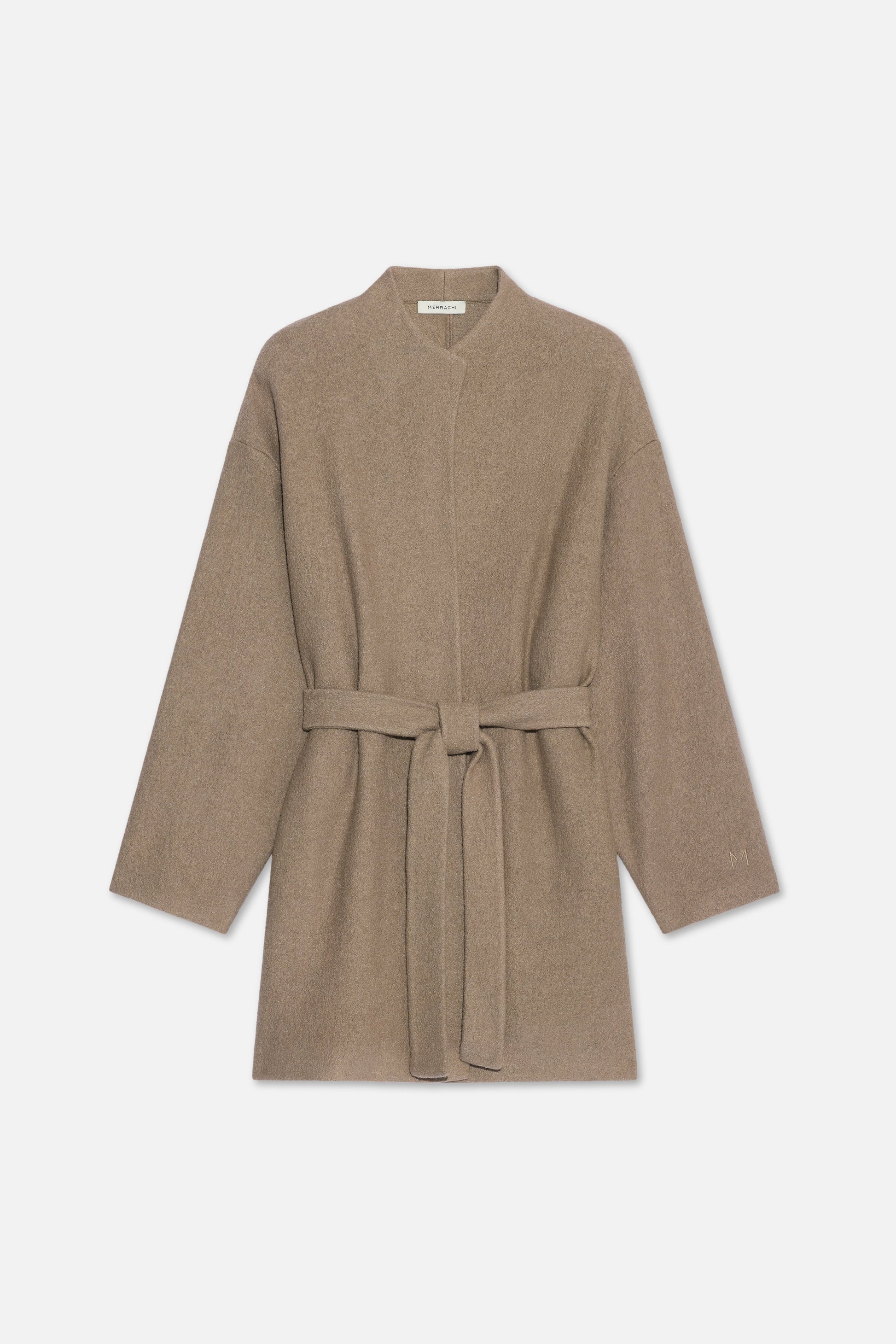 Veste en jersey bouclé | Kaki