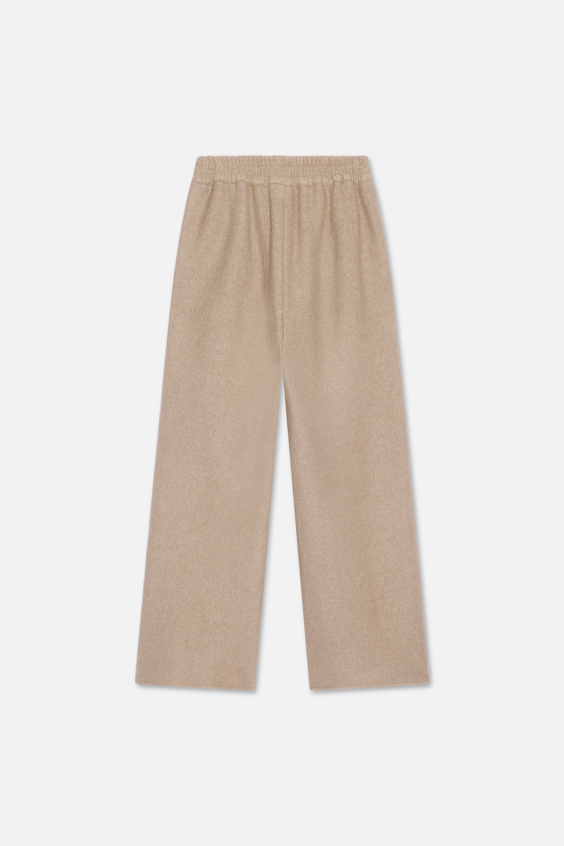 Pantalon en jersey bouclé | Kaki