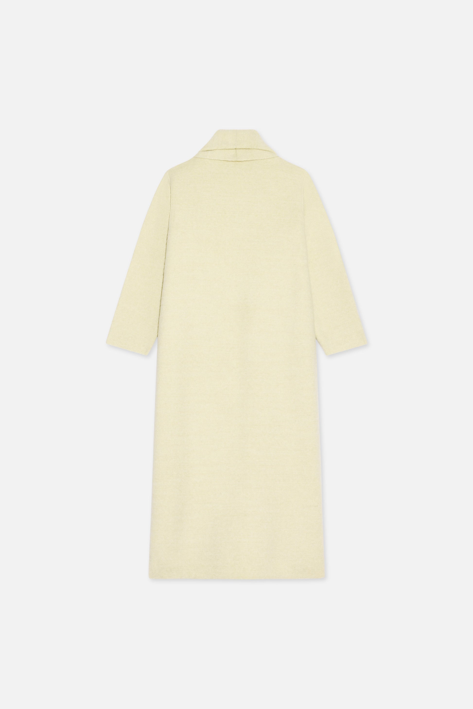 Abaya en tricot brossé | Nuage Blanc