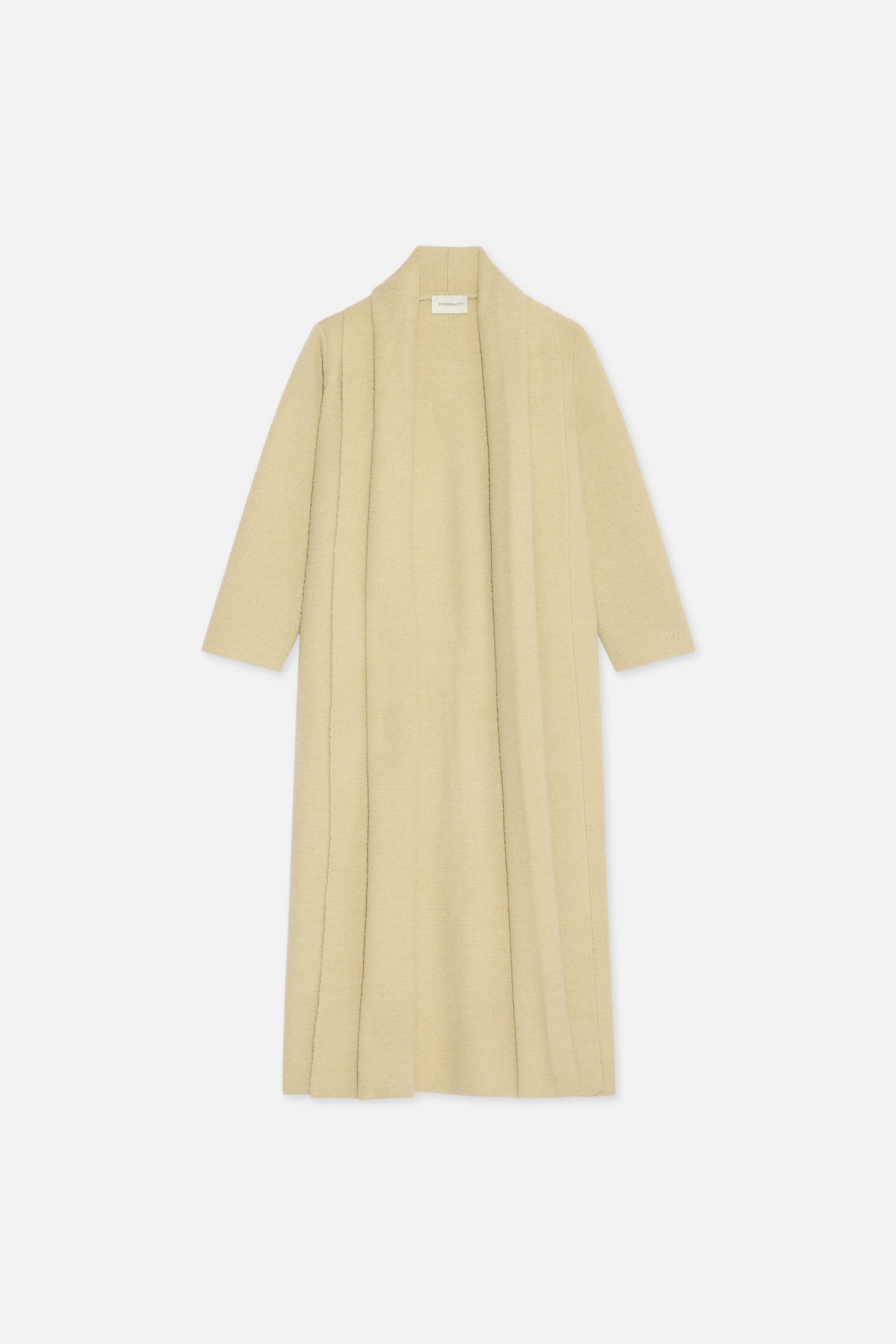 Abaya en tricot brossé | Argile du désert