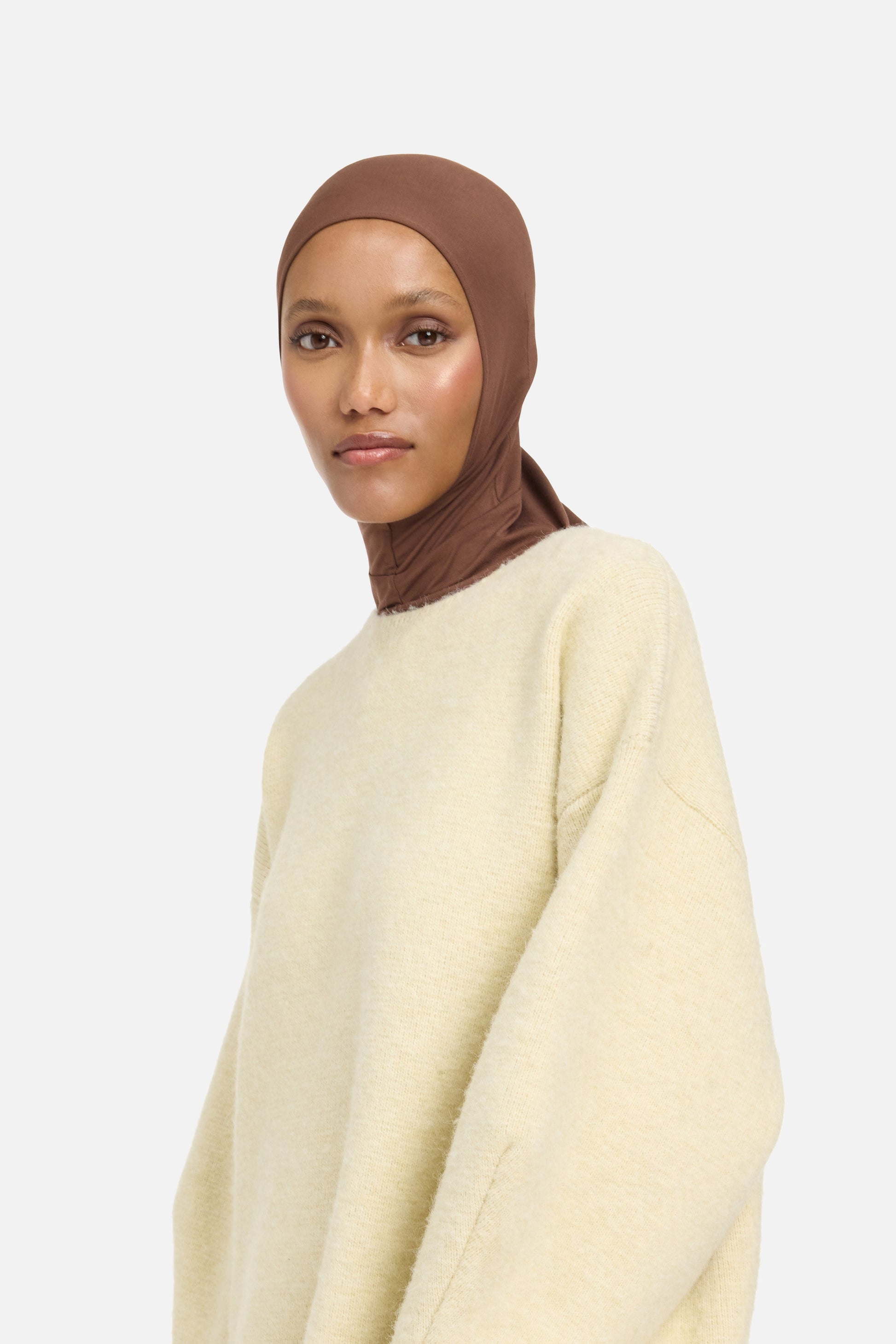 Sous-écharpe à couverture complète en bambou | Bois rouge