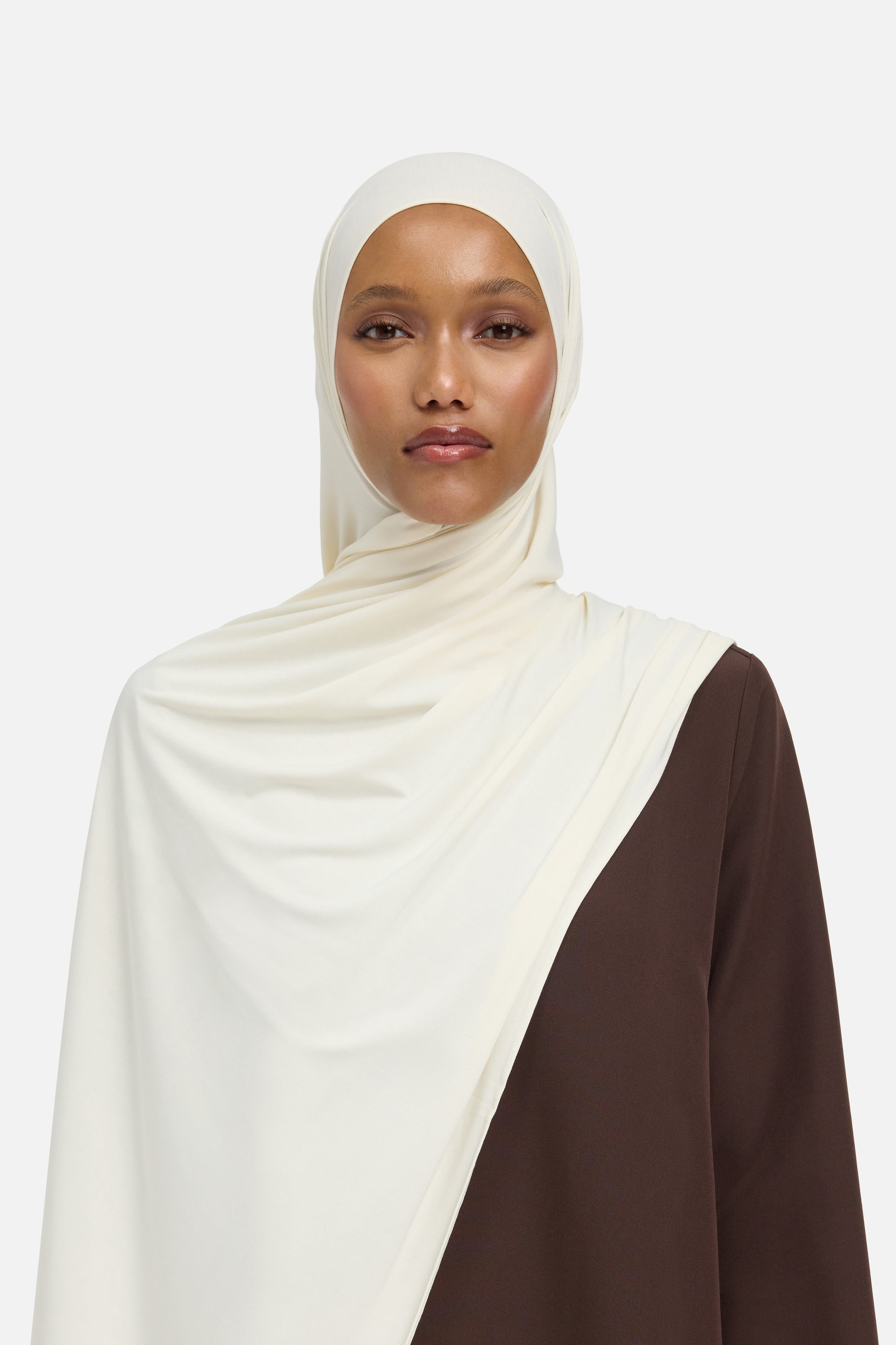 Écharpe en jersey de bambou | Porcelaine