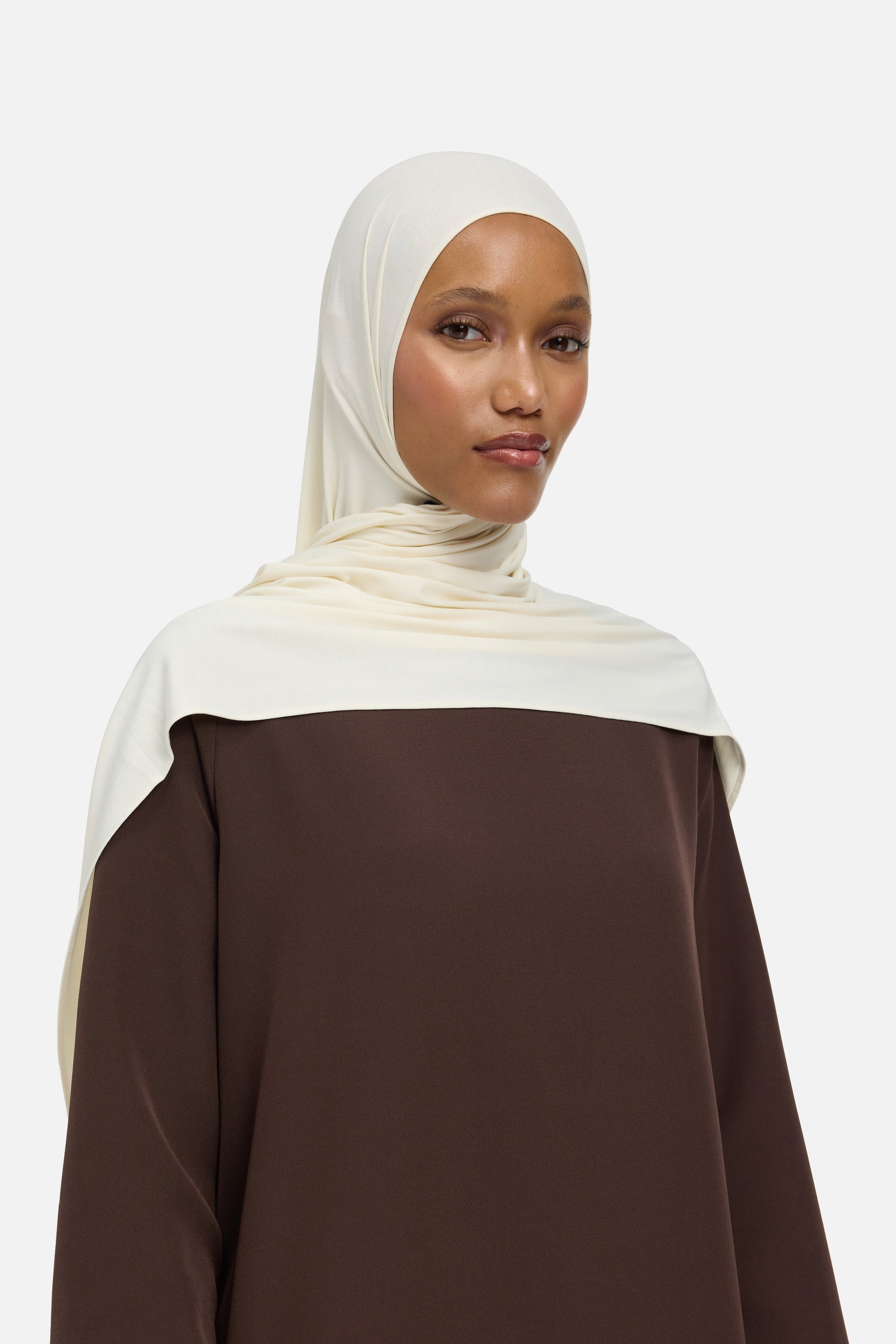 Écharpe en jersey de bambou | Porcelaine