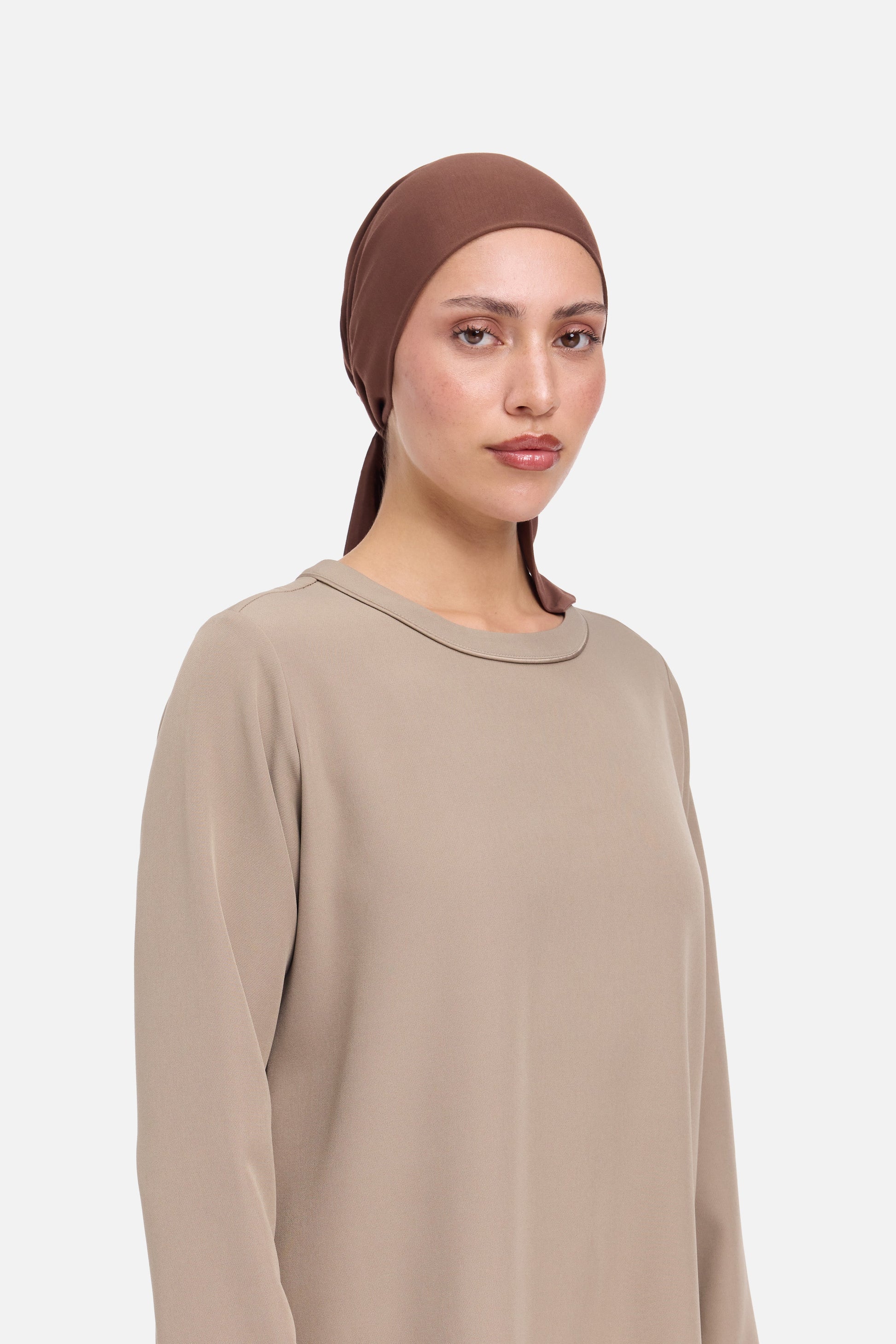 Sous-écharpe attachée en bambou | Bois rouge