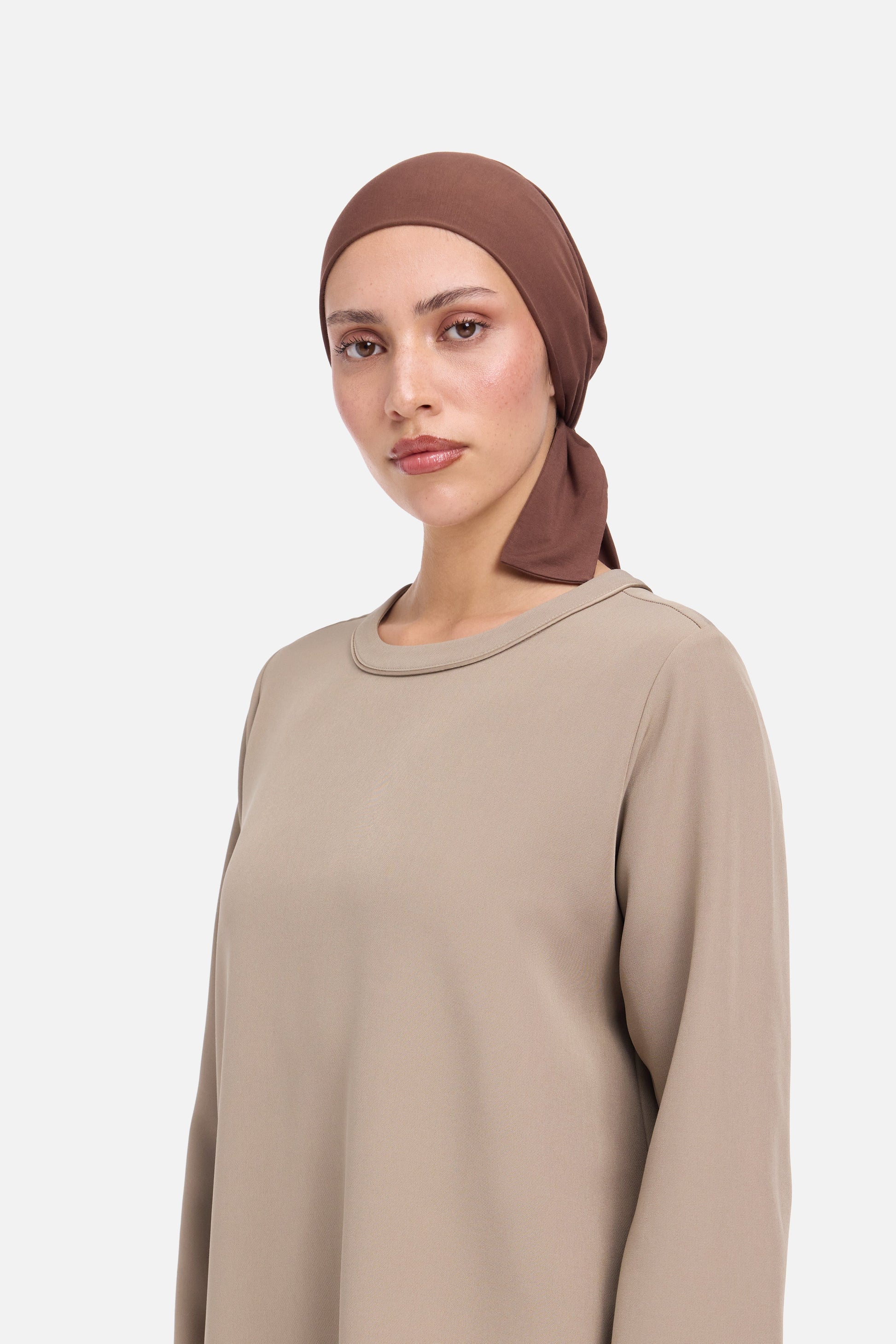 Sous-écharpe attachée en bambou | Bois rouge