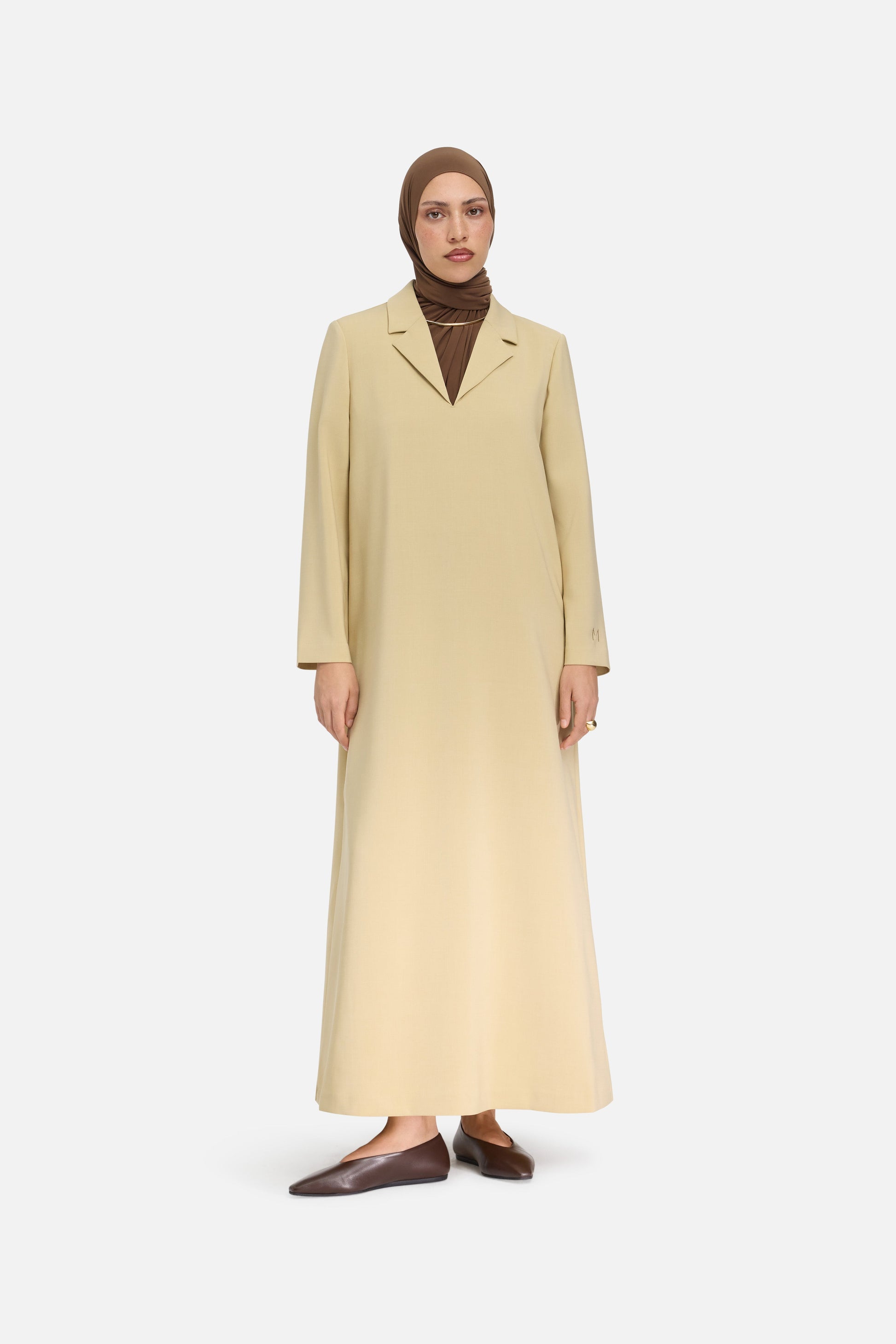 Robe blazer | Argile du désert