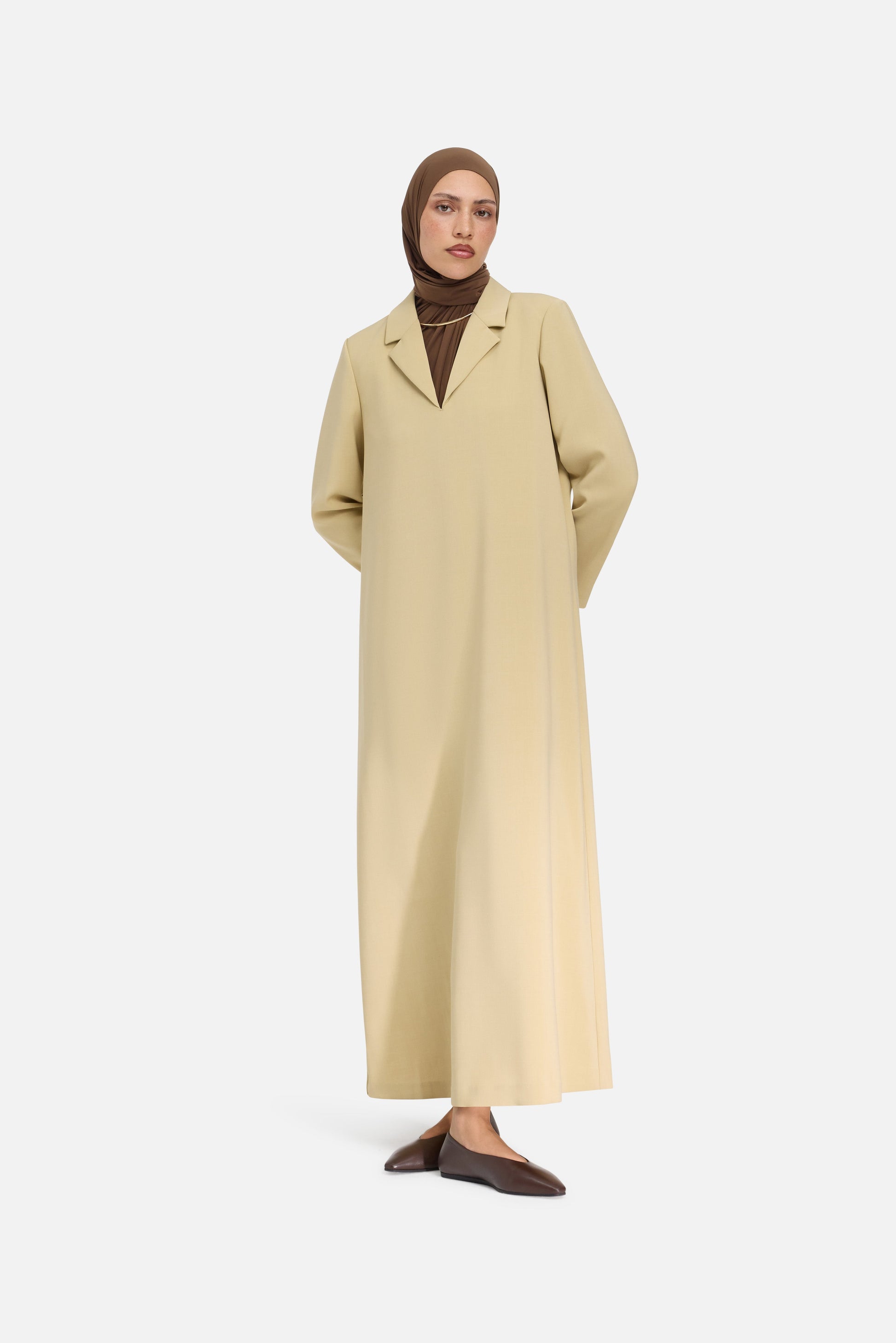 Robe blazer | Argile du désert