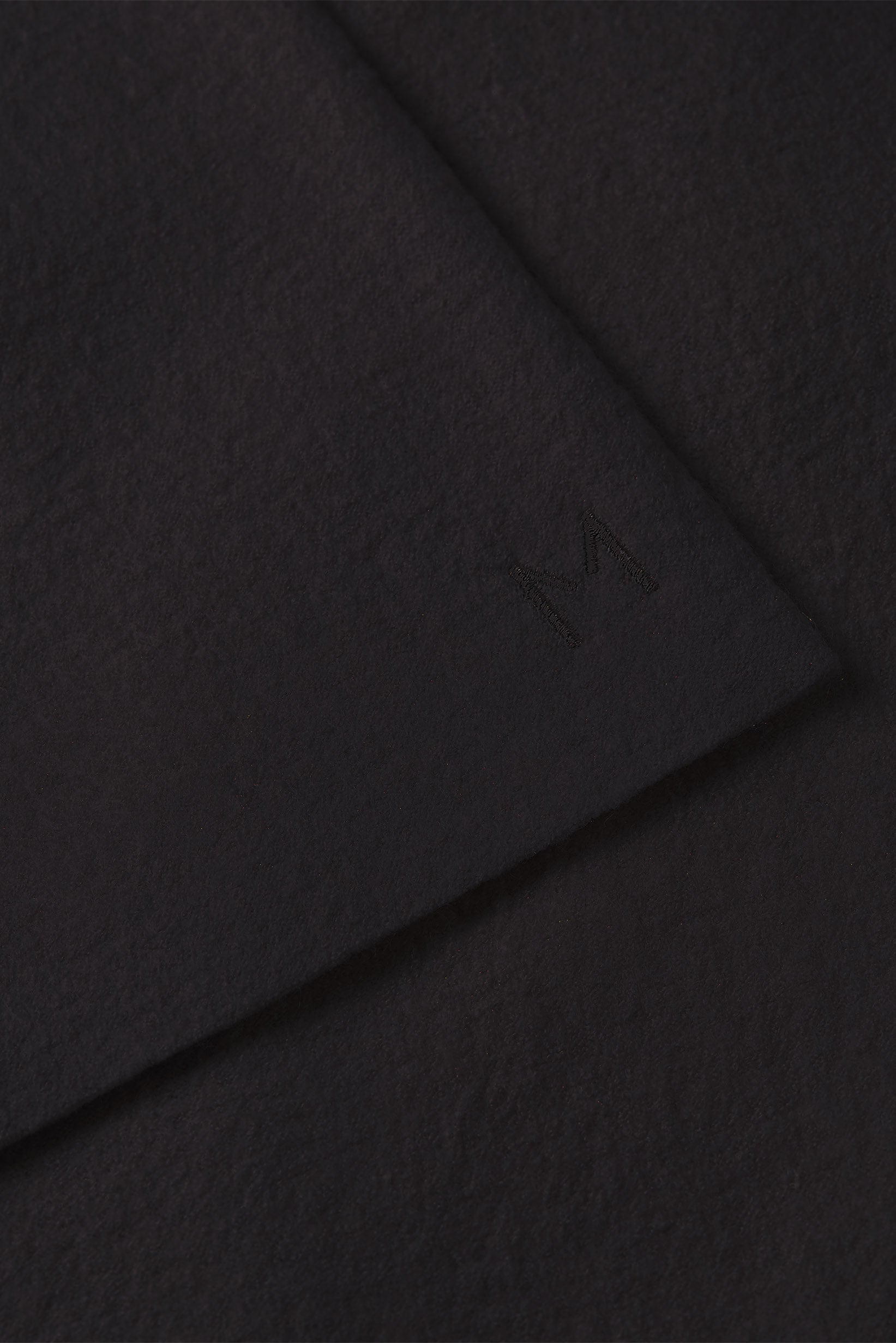 Abaya en laine bouillie | Noir