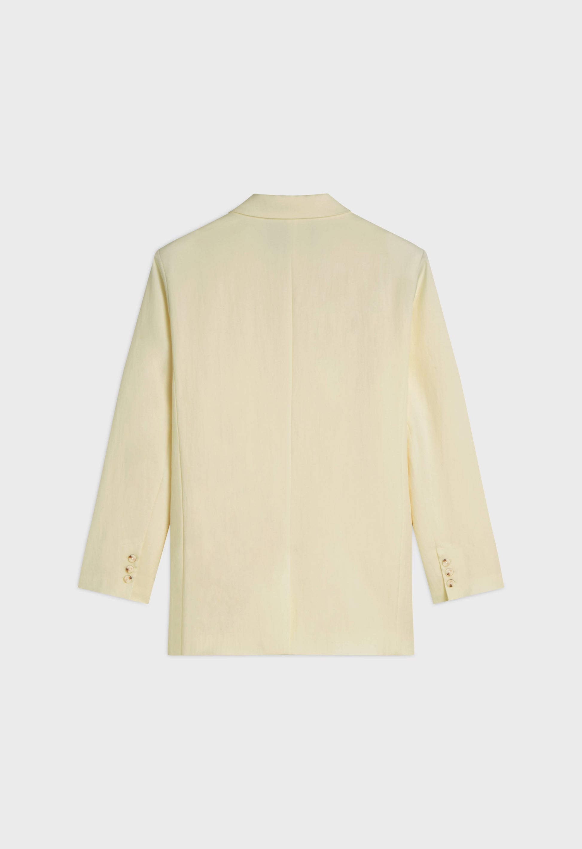 Blazer coupe carrée | Riz brun