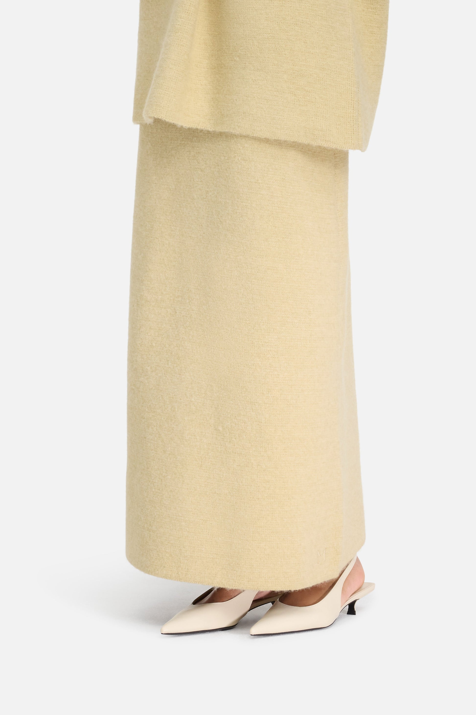 Jupe en tricot brossé | Argile du désert