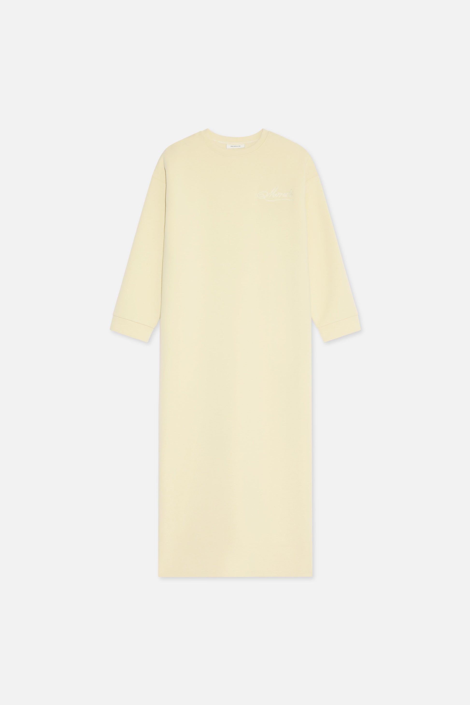 Robe pull confortable | Miel Blanc