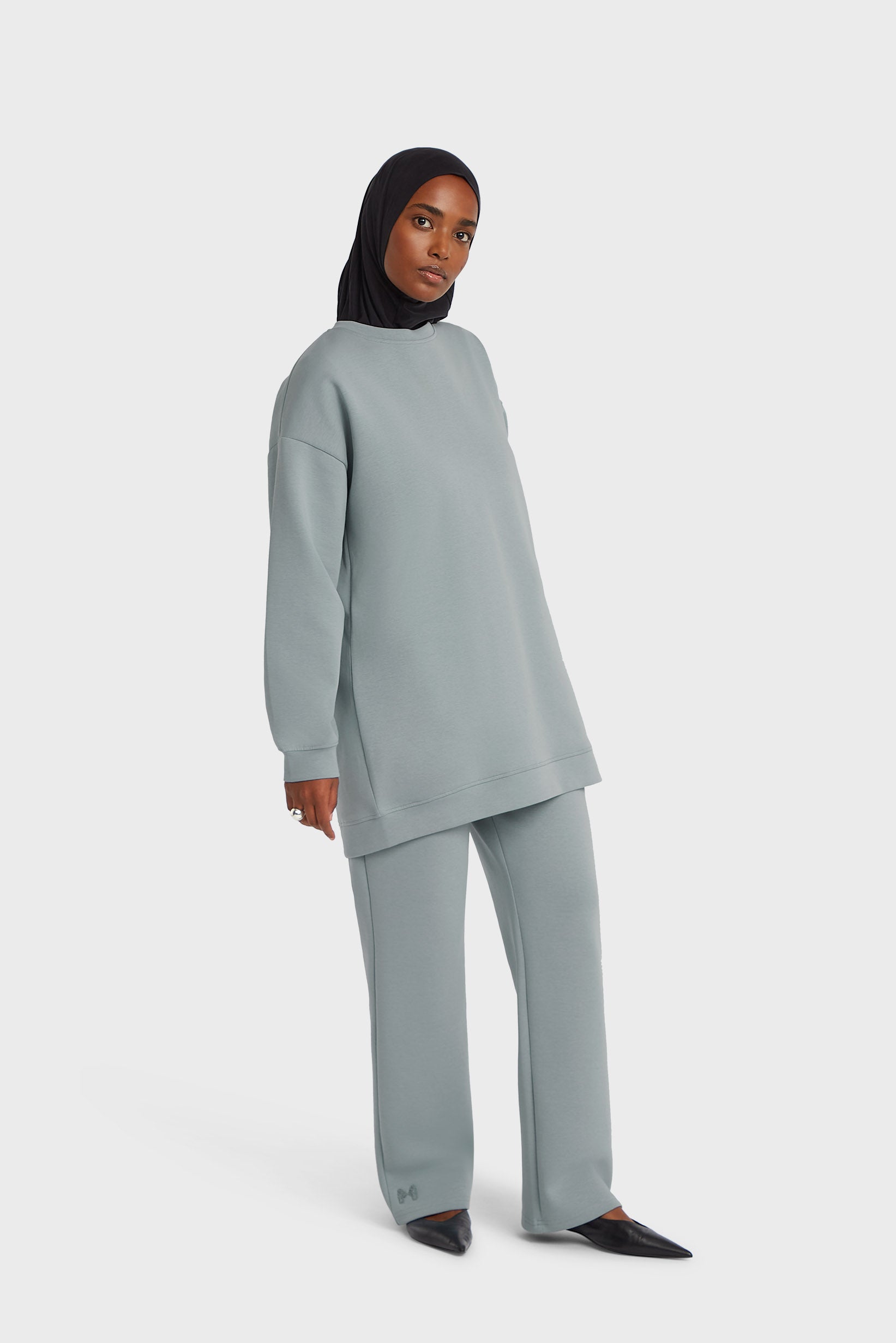 Pull confortable | Argent Bleu