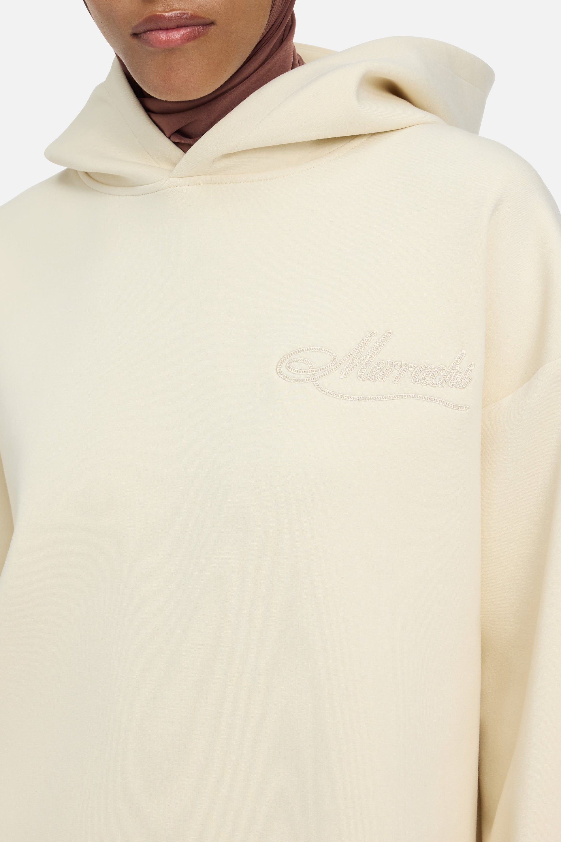 Sweat à capuche confortable | Nuage Blanc