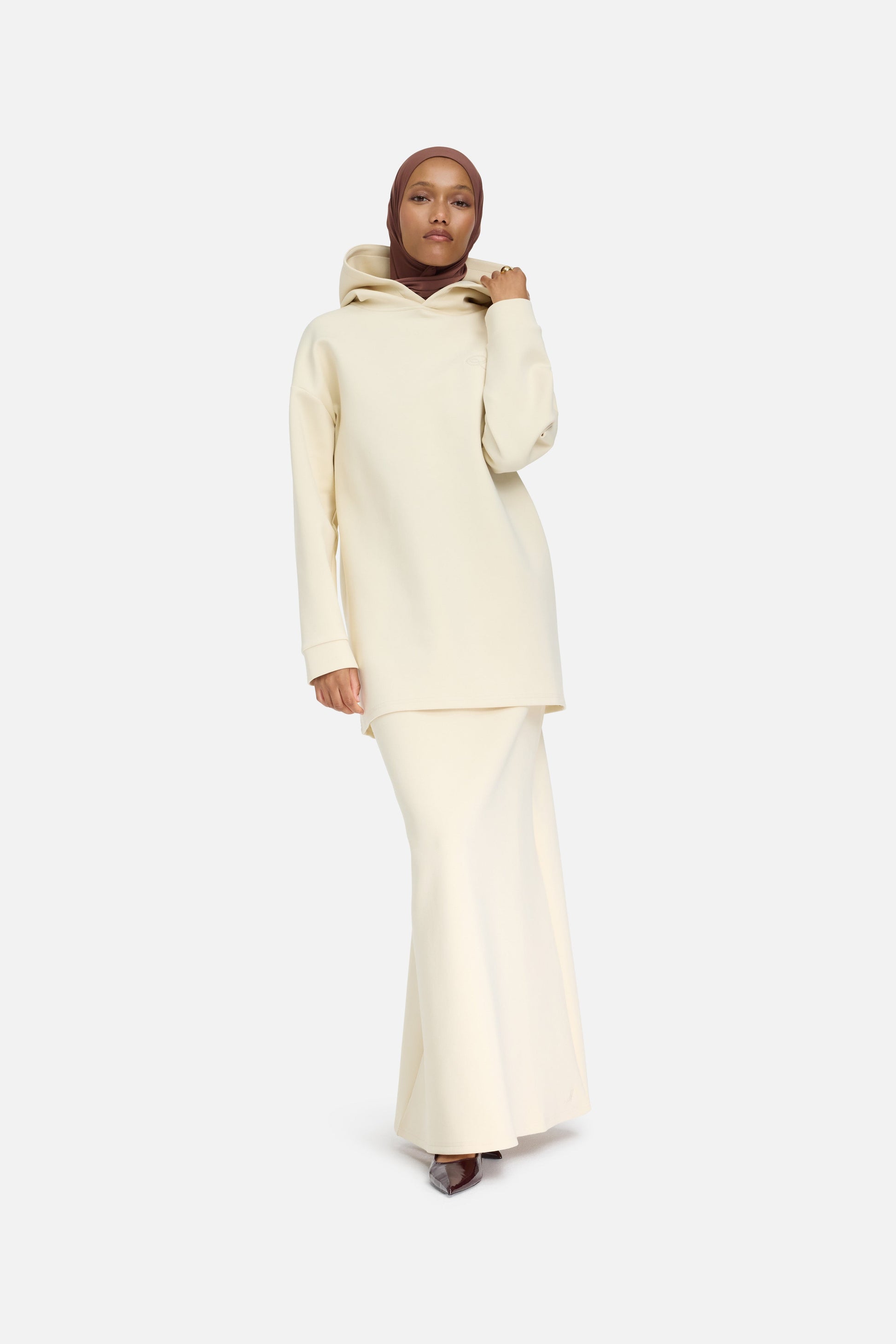 Jupe confortable | Nuage Blanc