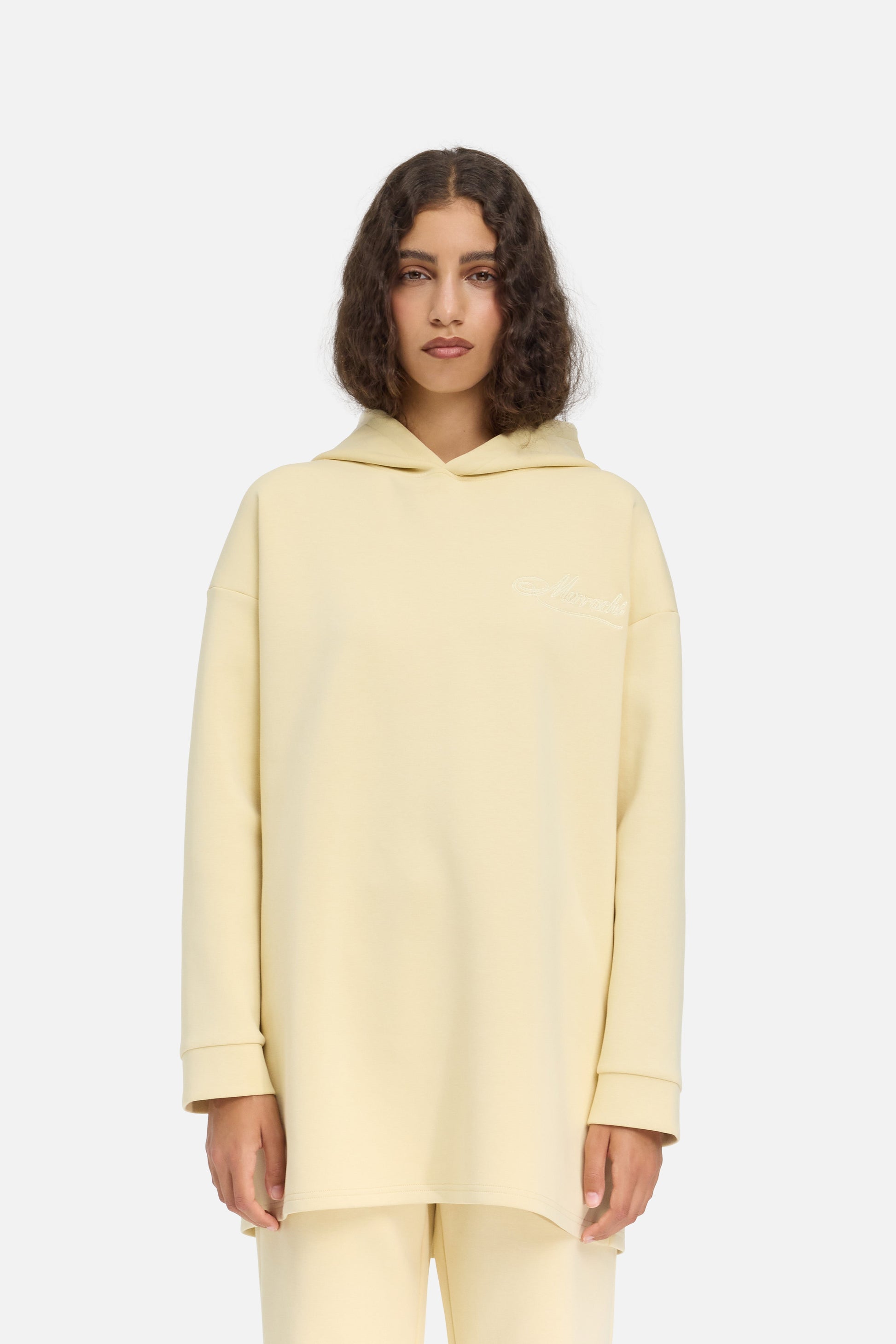 Sweat à capuche confortable | Miel Blanc