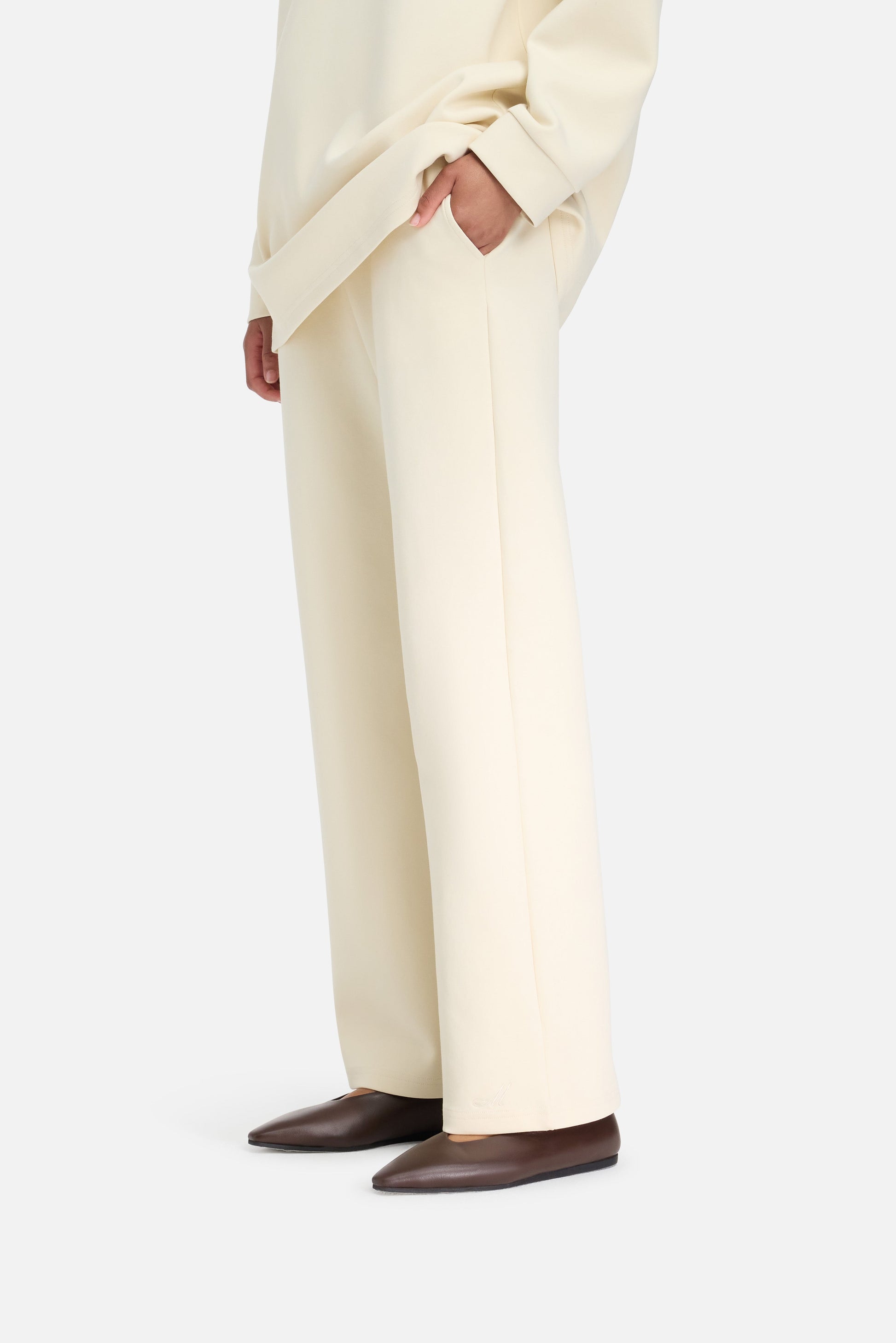 Pantalon confortable | Nuage Blanc