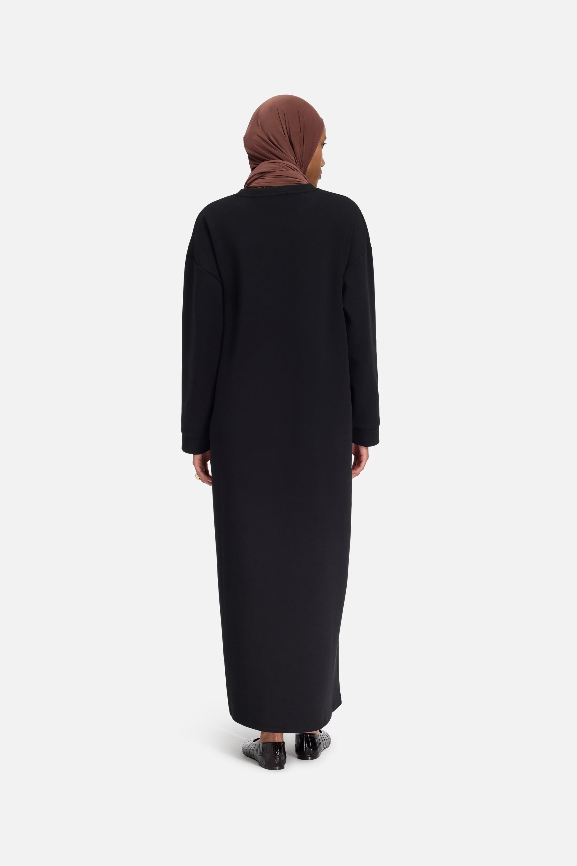 Robe pull confortable | Noir