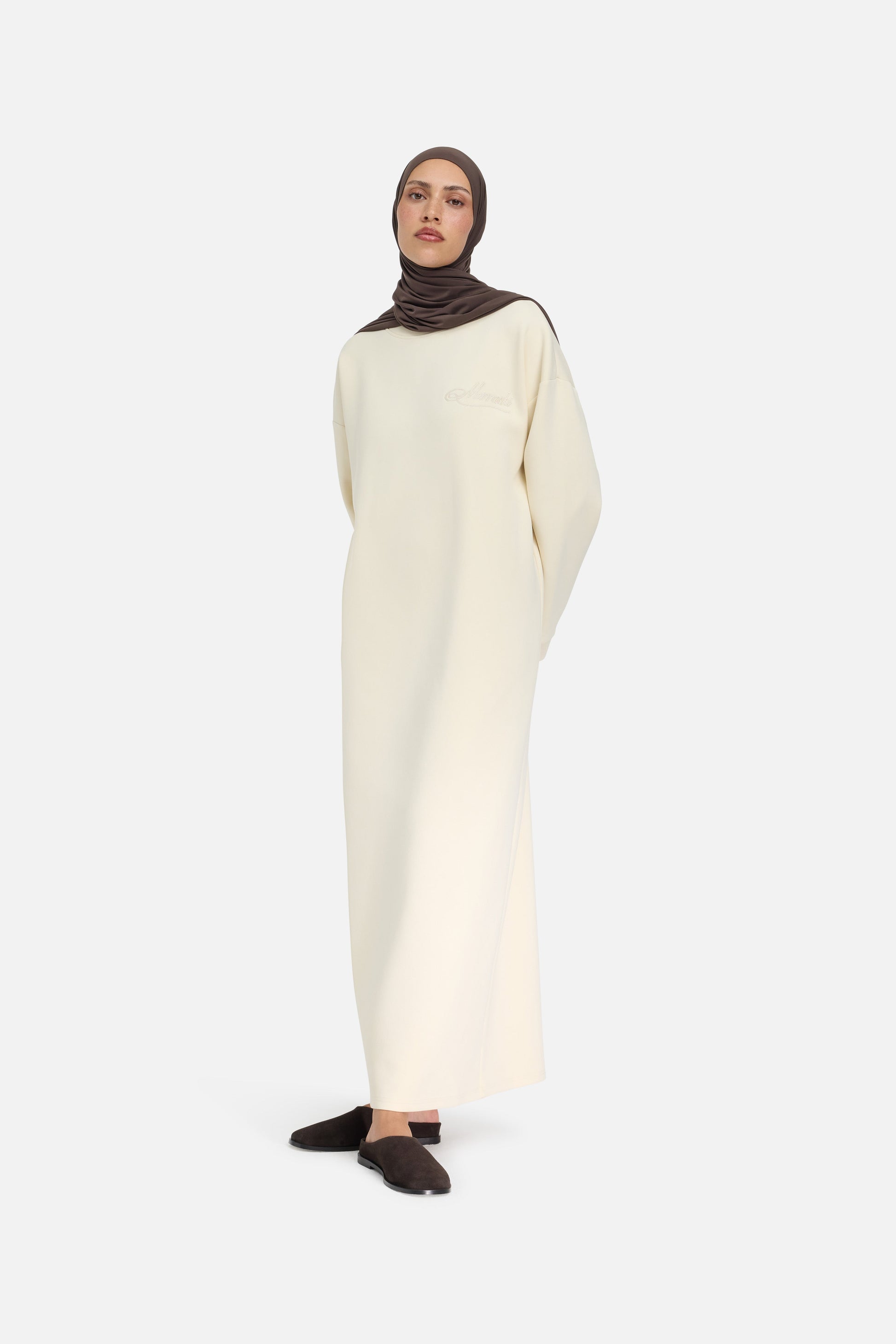 Robe pull confortable | Nuage Blanc