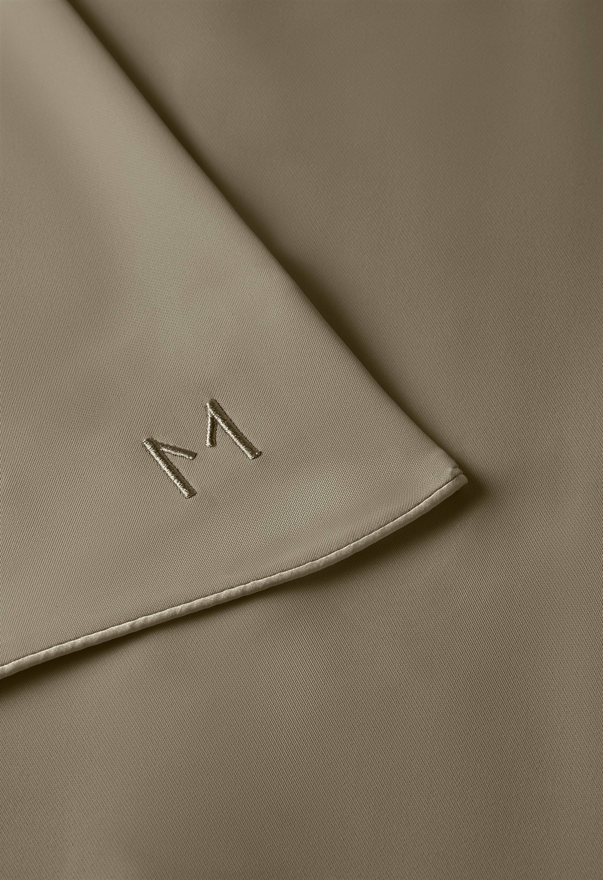 Abaya à bord incurvé | Brun Désert