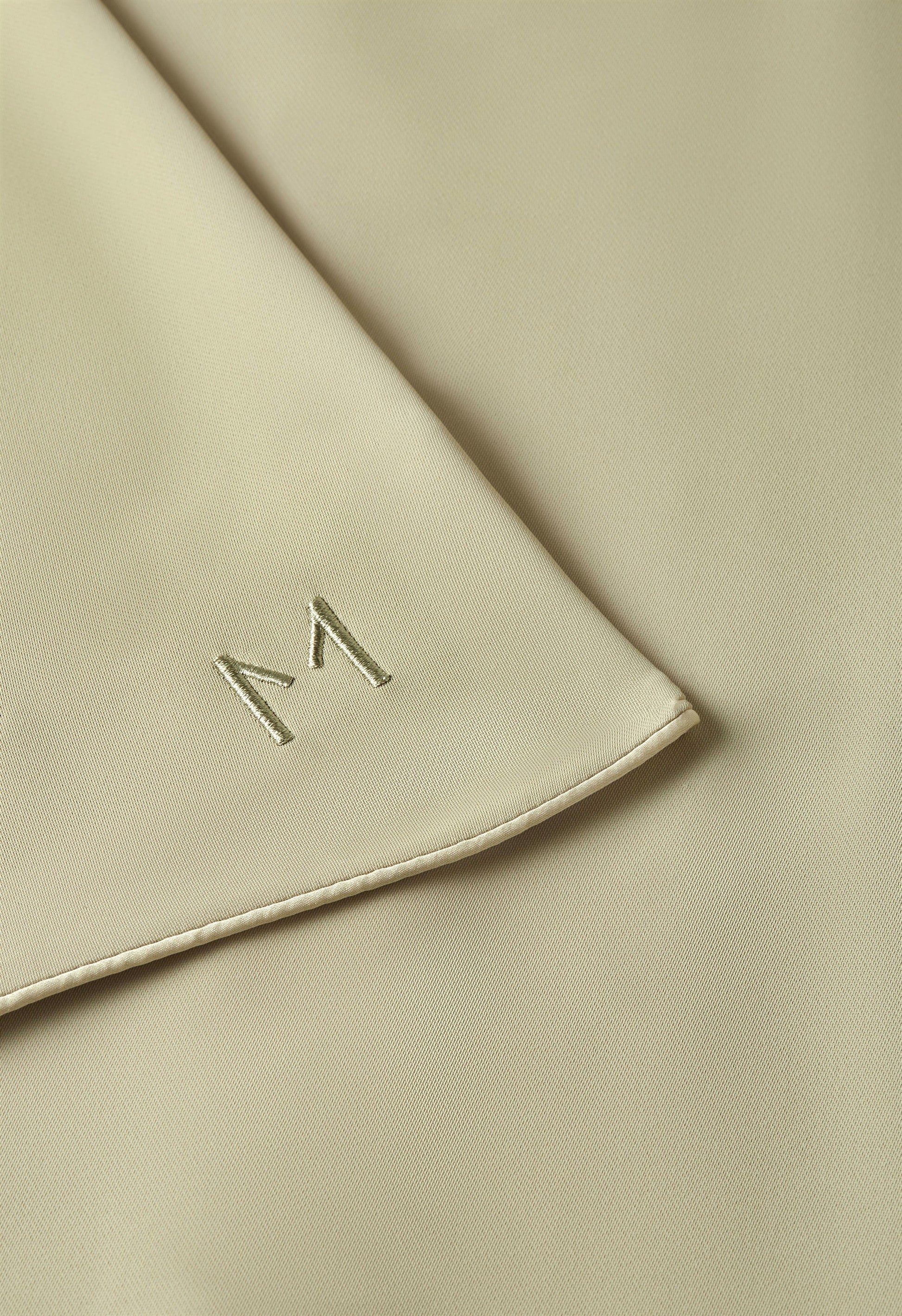 Abaya à bord incurvé | Basilic sec