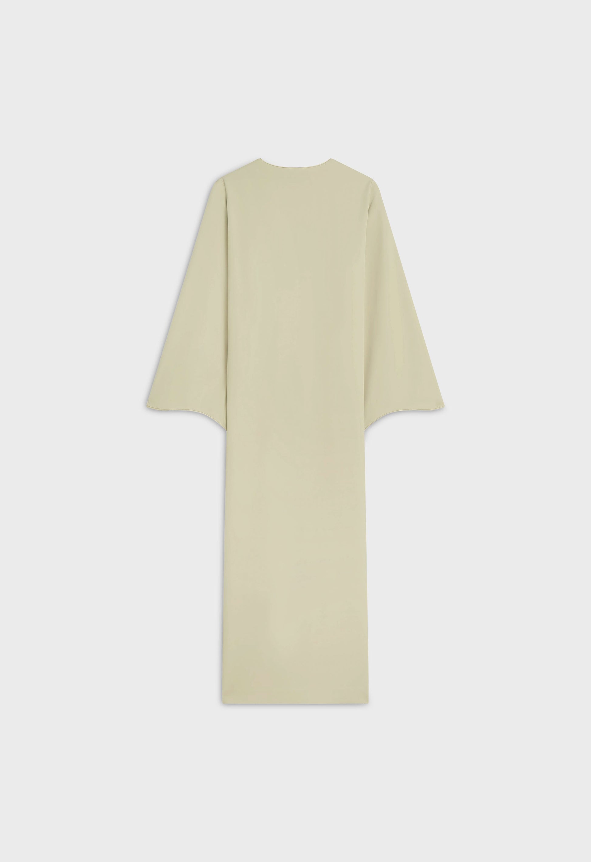 Abaya à bord incurvé | Basilic sec