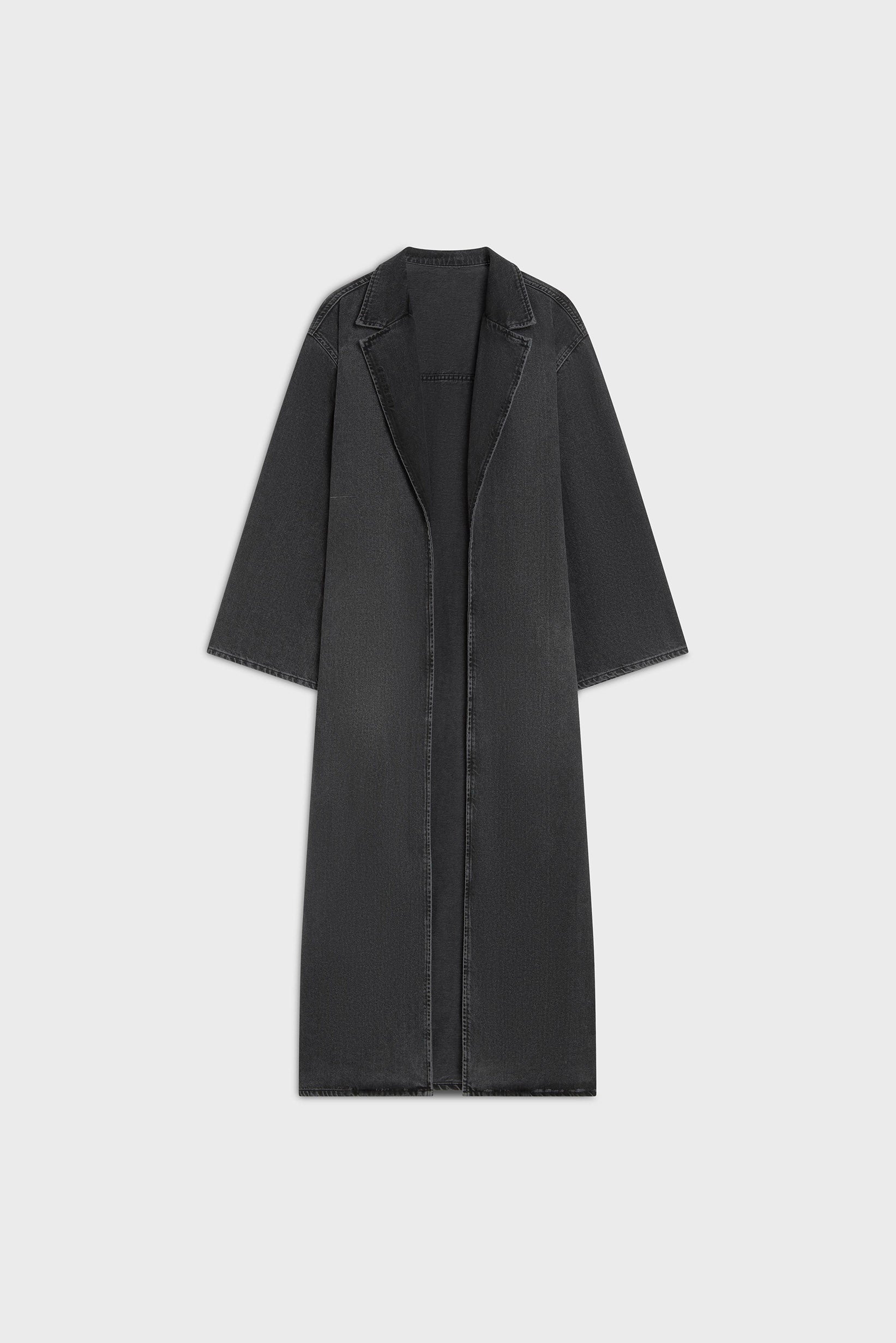 Abaya en jean | Noir délavé