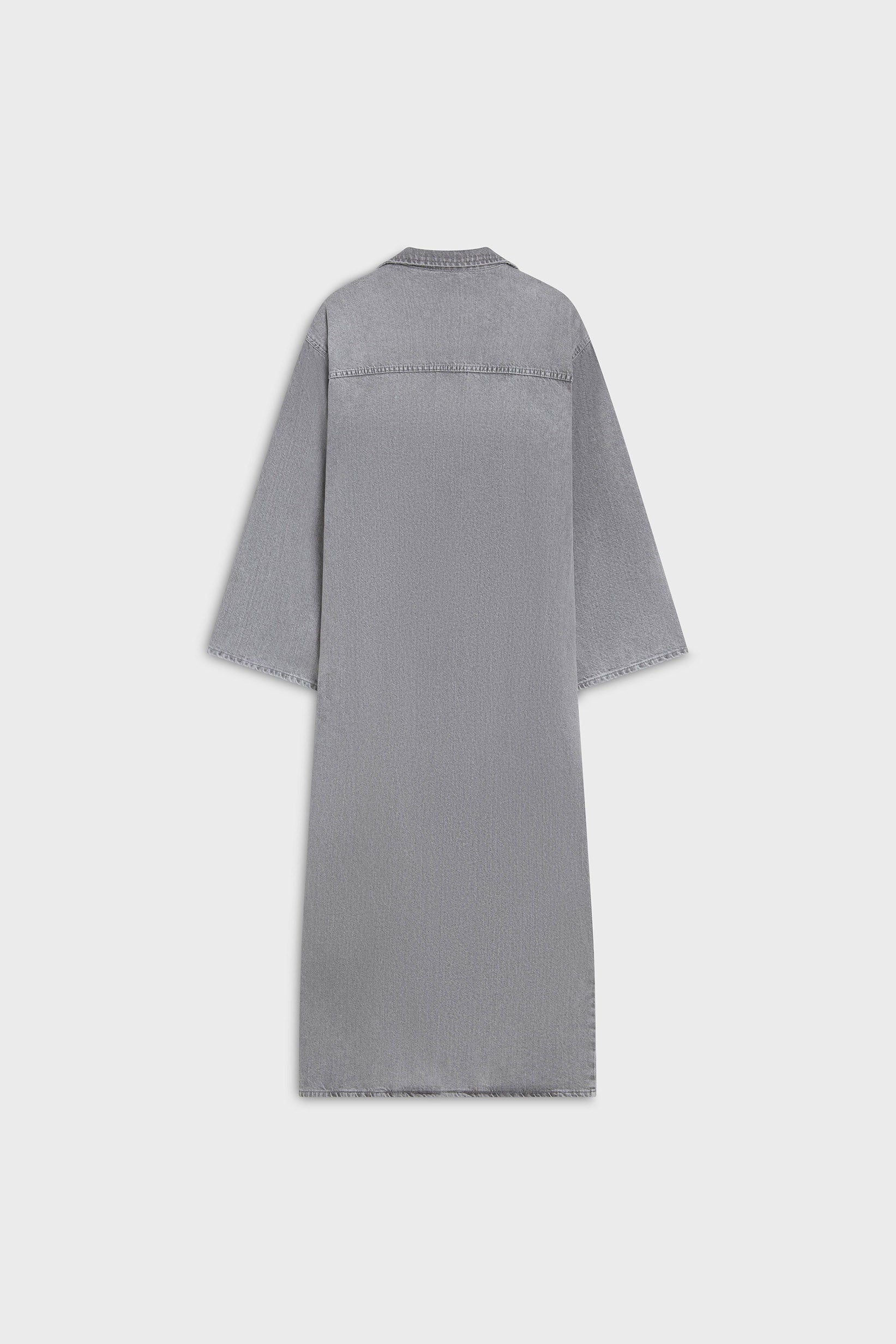 Abaya en jean | Gris matin délavé