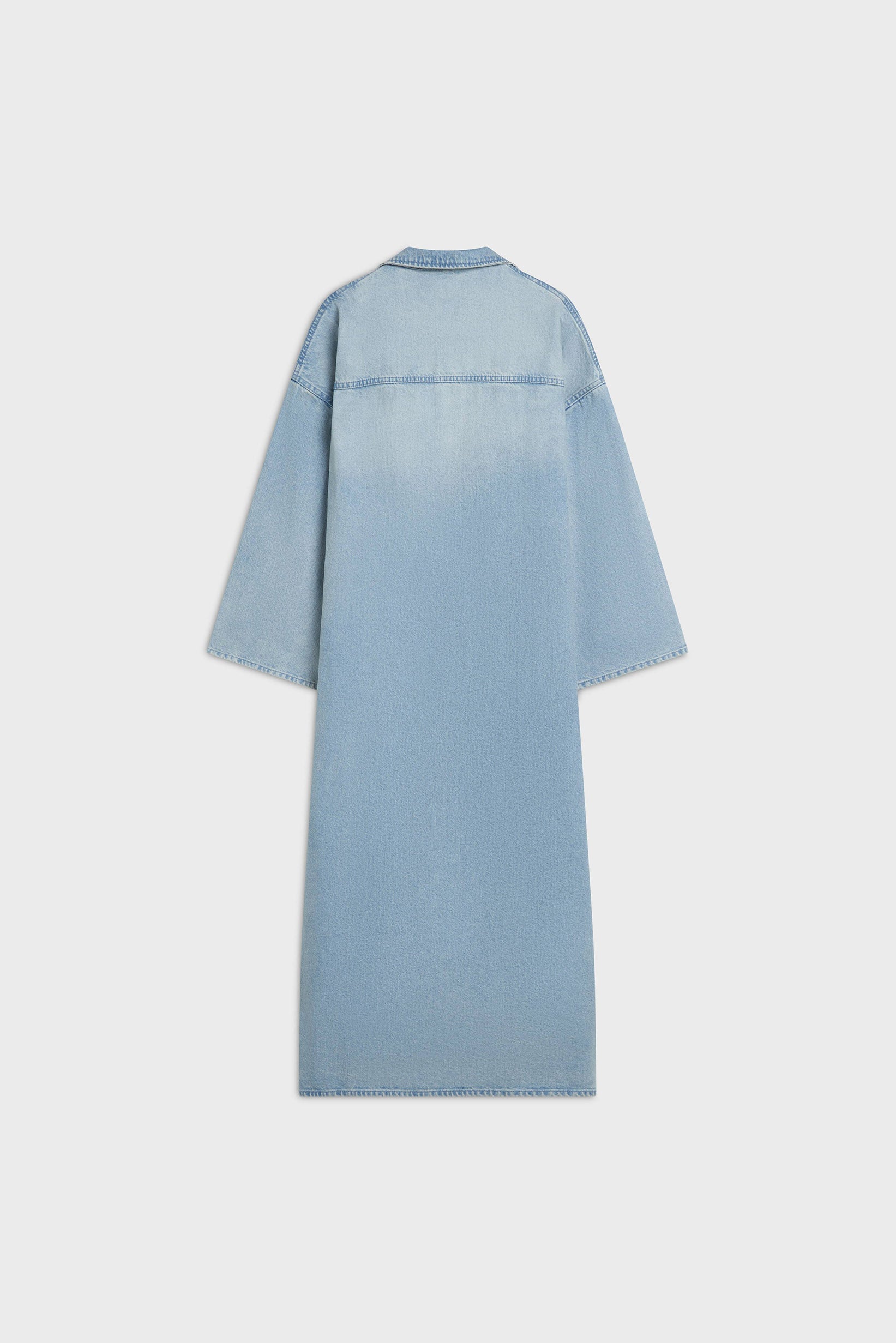 Abaya en jean | Bleu argenté délavé