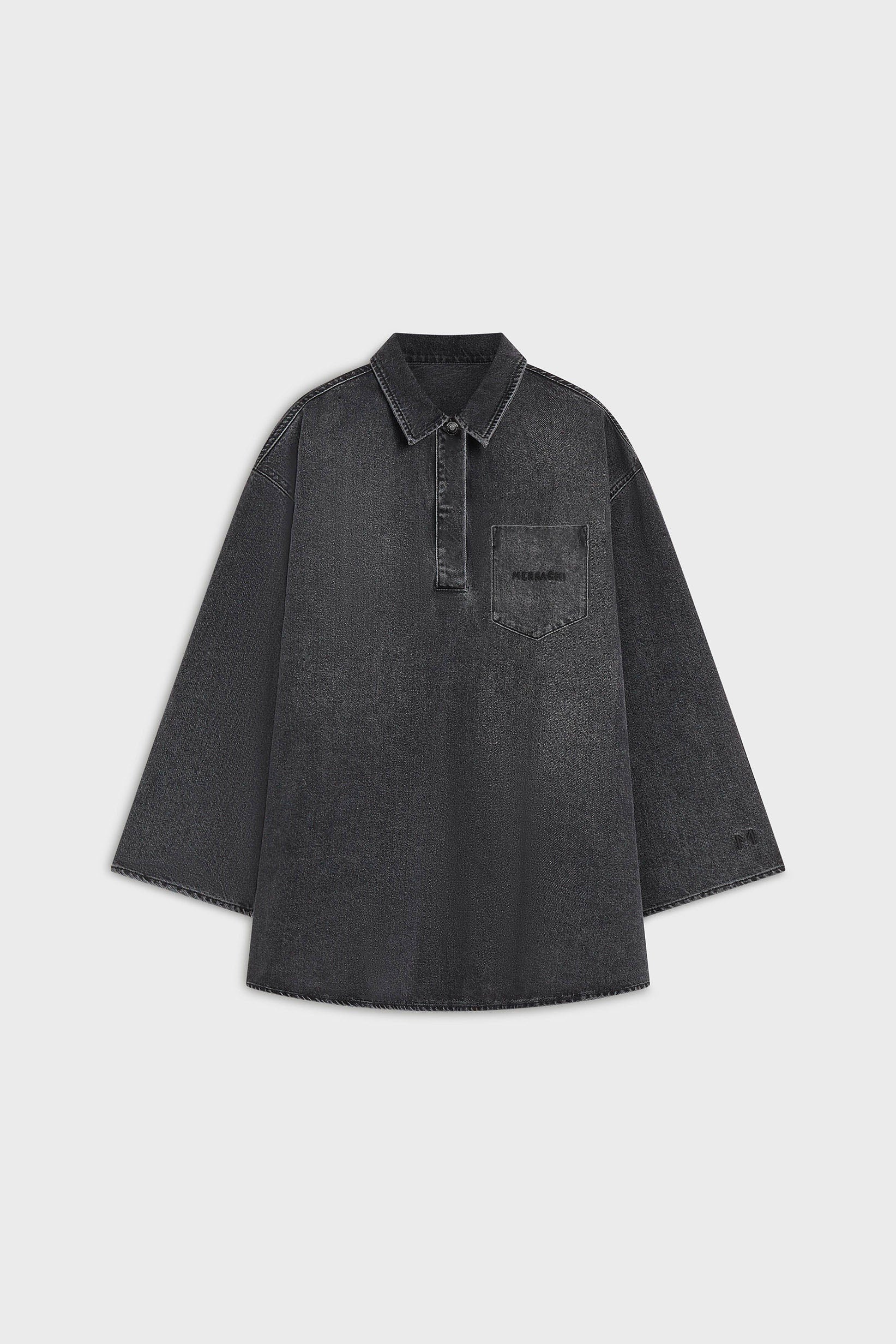 Chemise en jean | Noir délavé