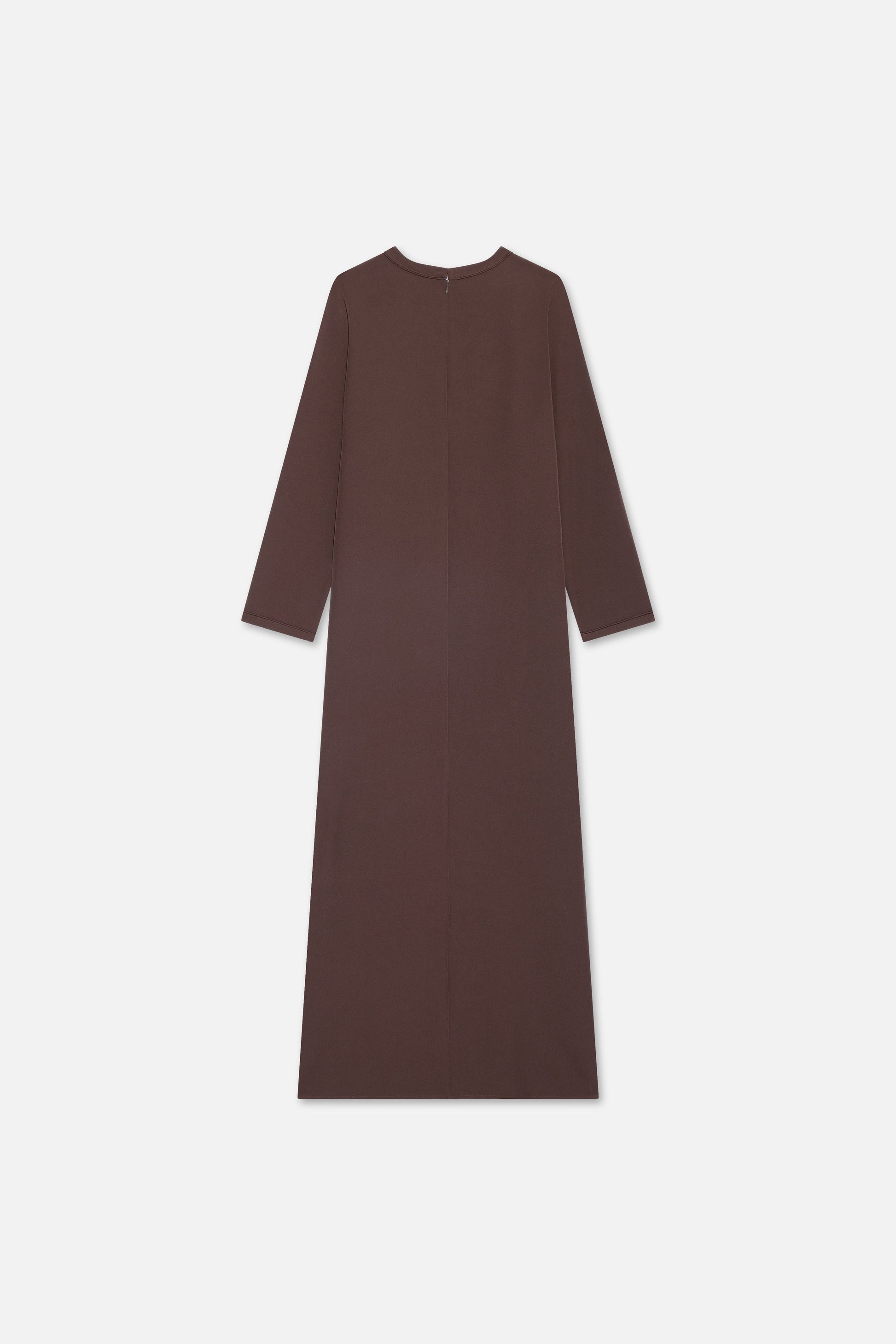 Robe Essentielle Courte | Marron foncé