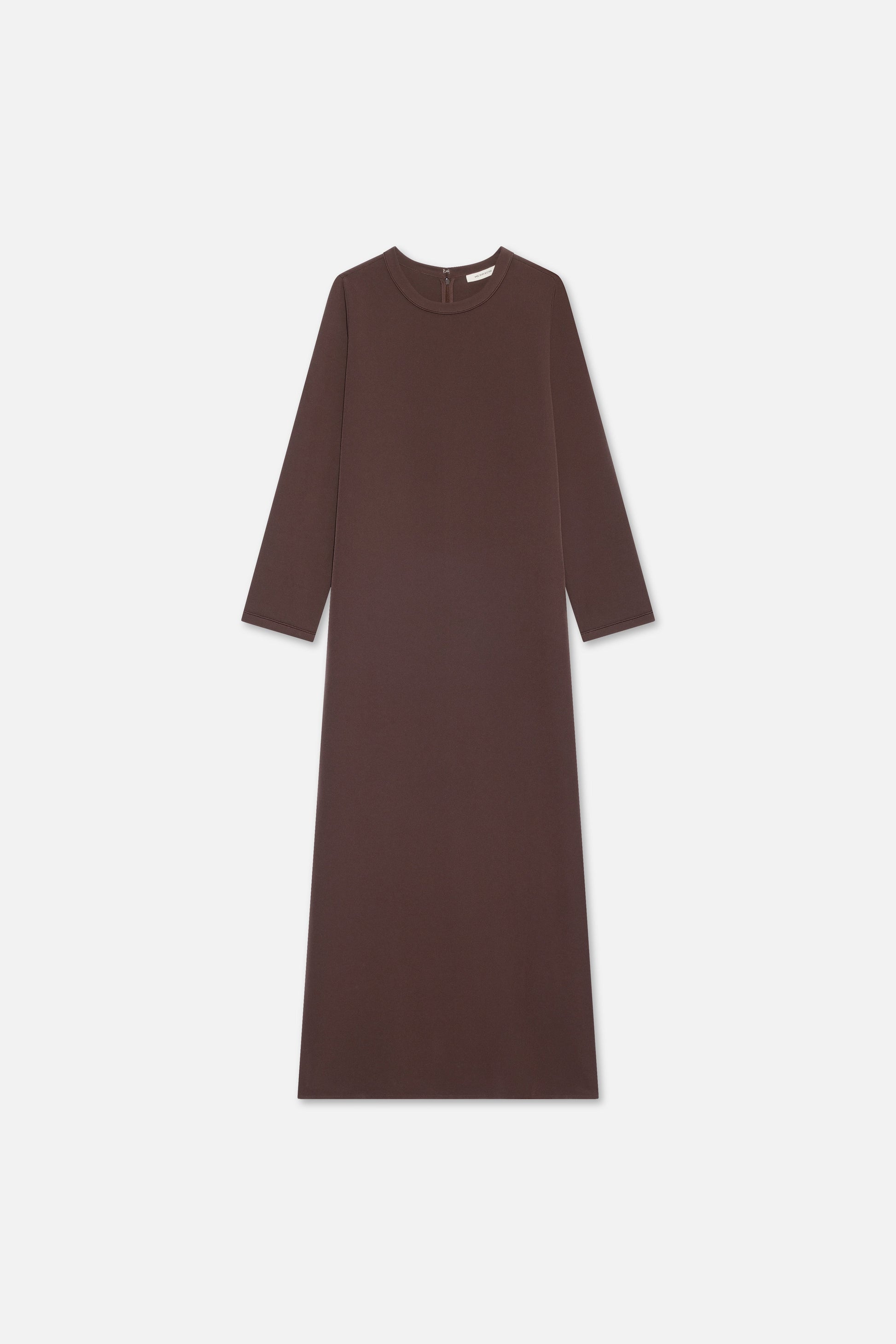 Robe Essentielle Courte | Marron foncé