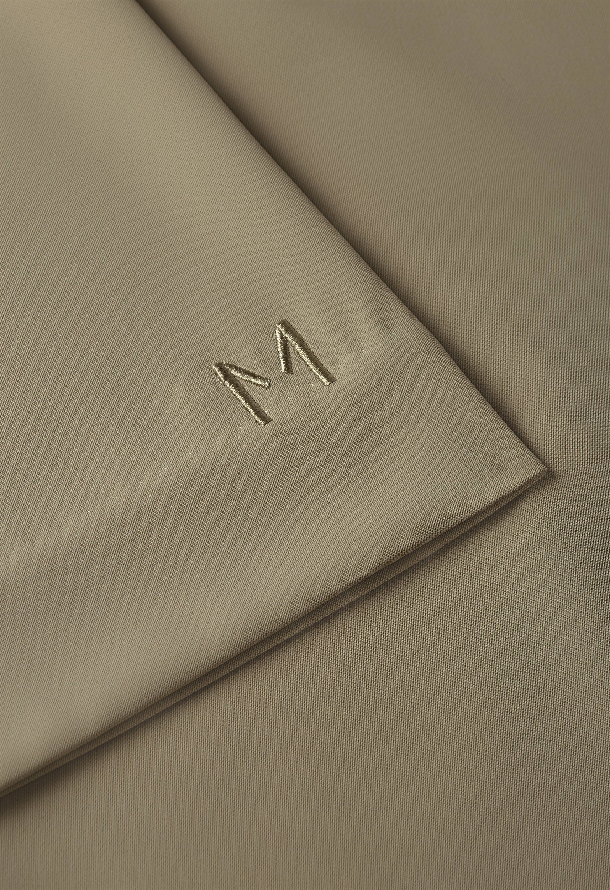 Pantalon ajusté à taille élastiquée | Brun Désert