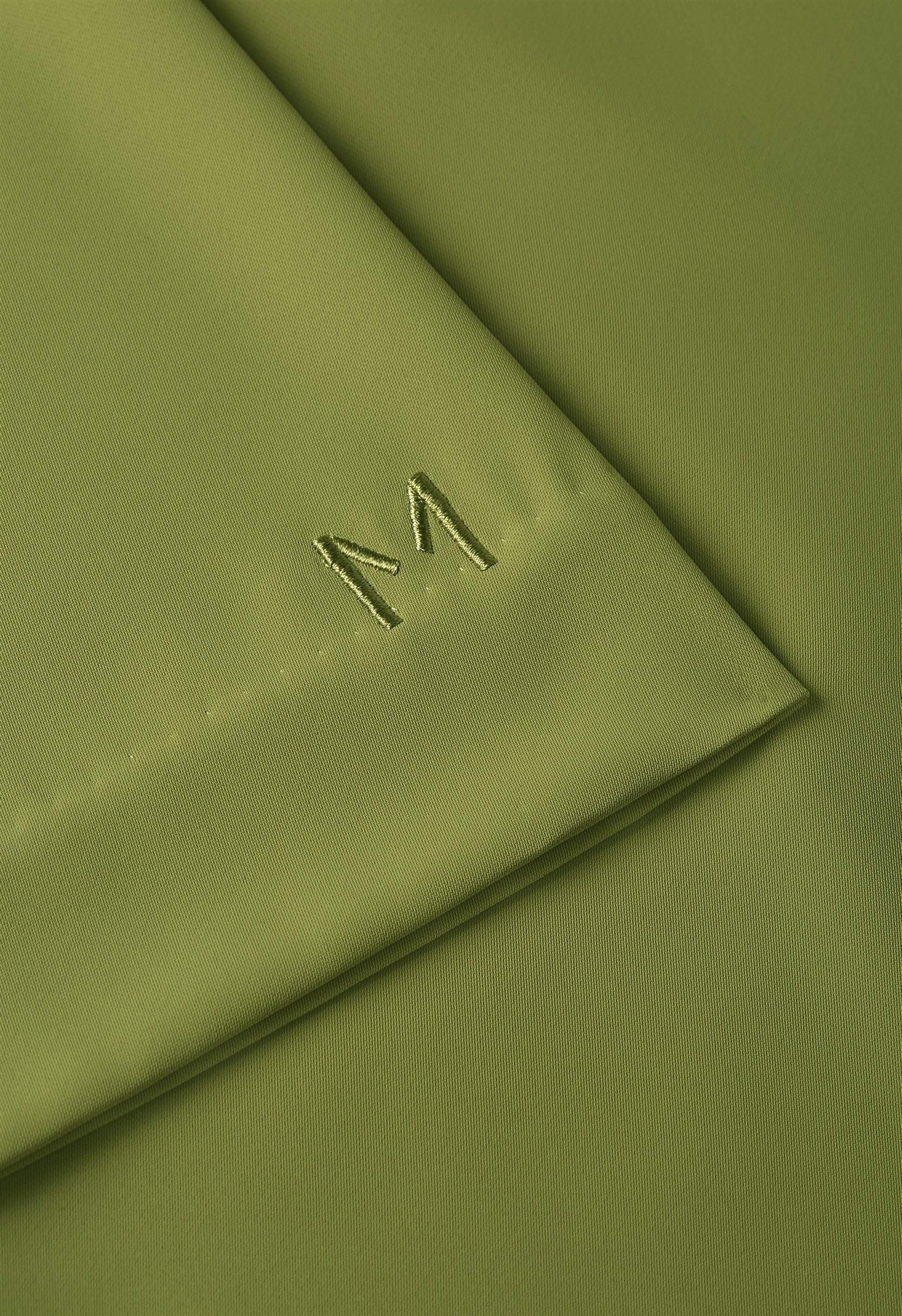 Pantalon ajusté à taille élastiquée | Feuille