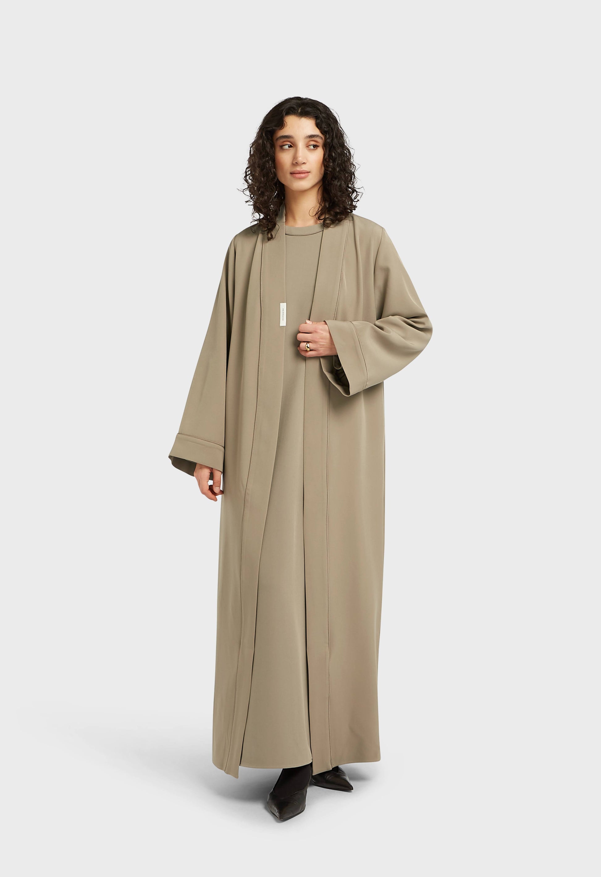 Short Abaya essentiel | Brun Désert