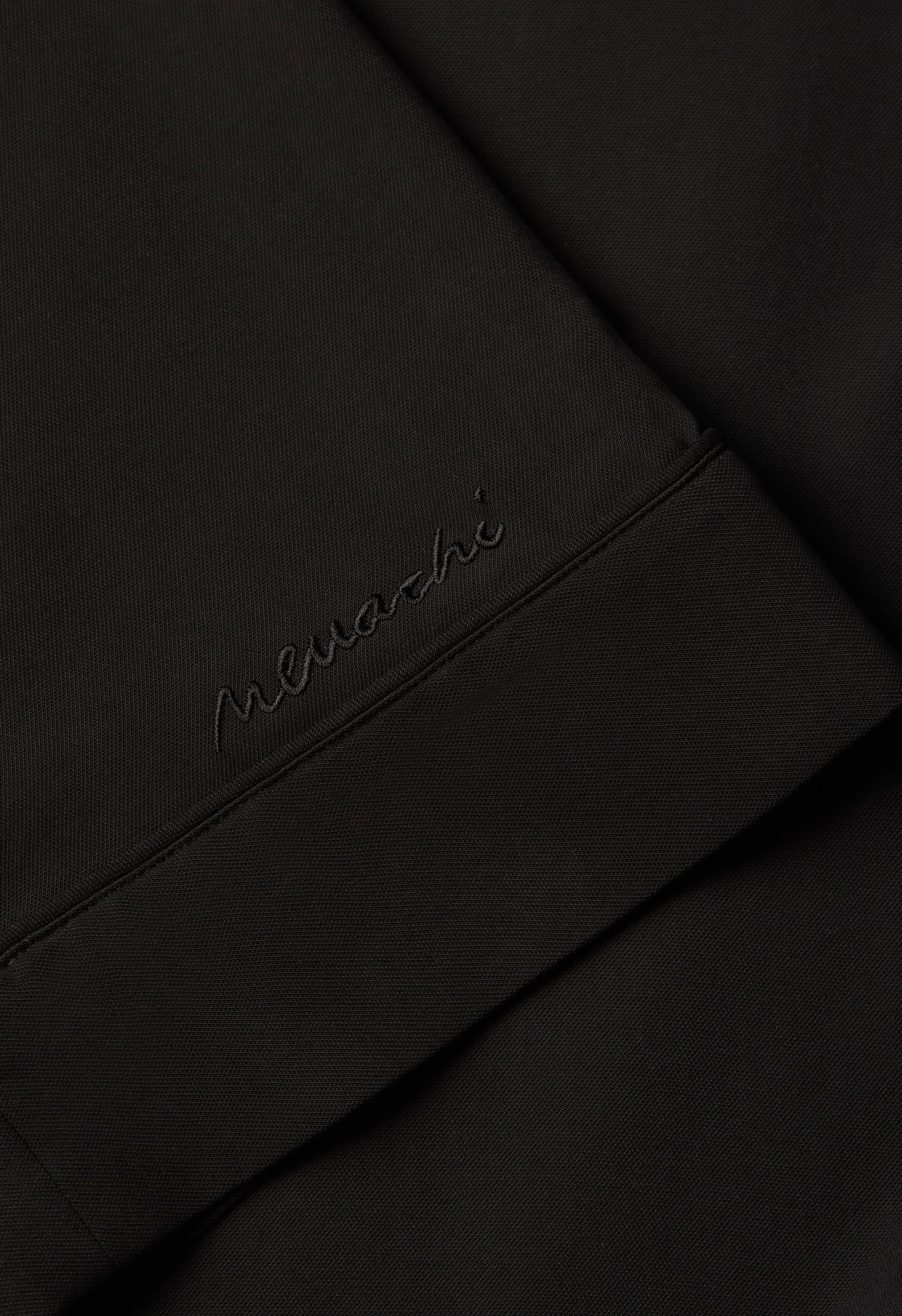 Short Abaya tissé doux essentiel | Noir