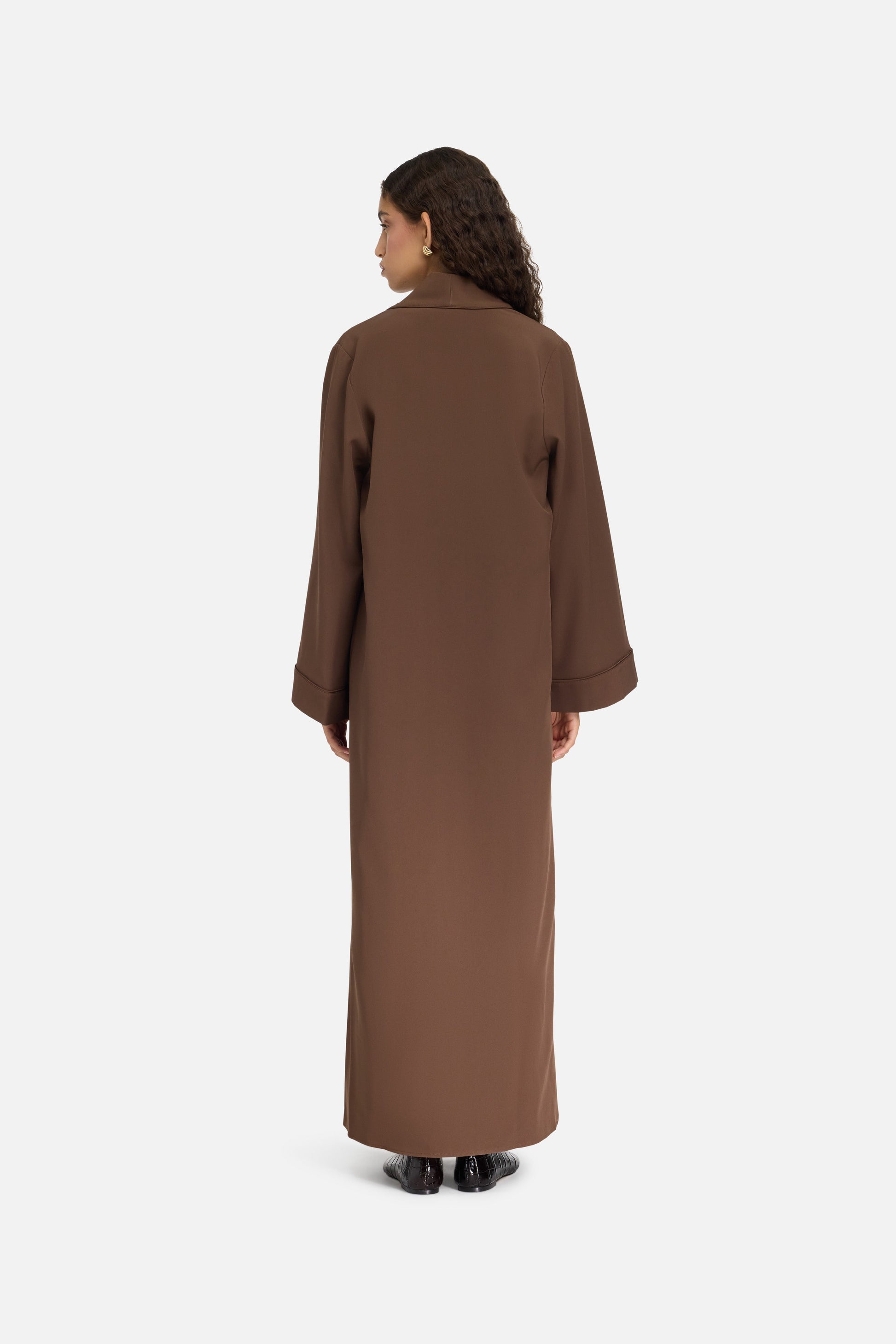 Short Abaya essentiel | Chocolat