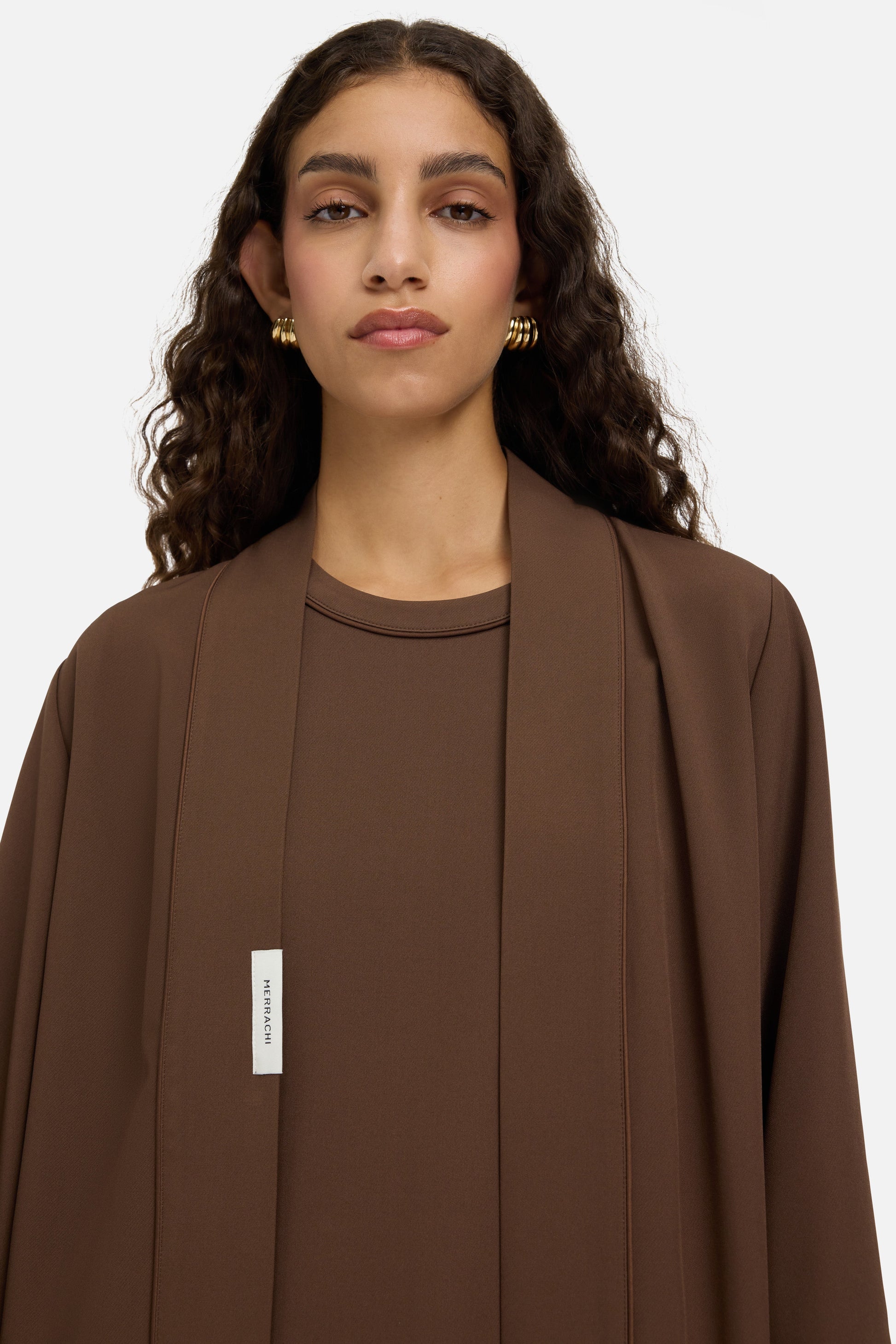 Short Abaya essentiel | Chocolat