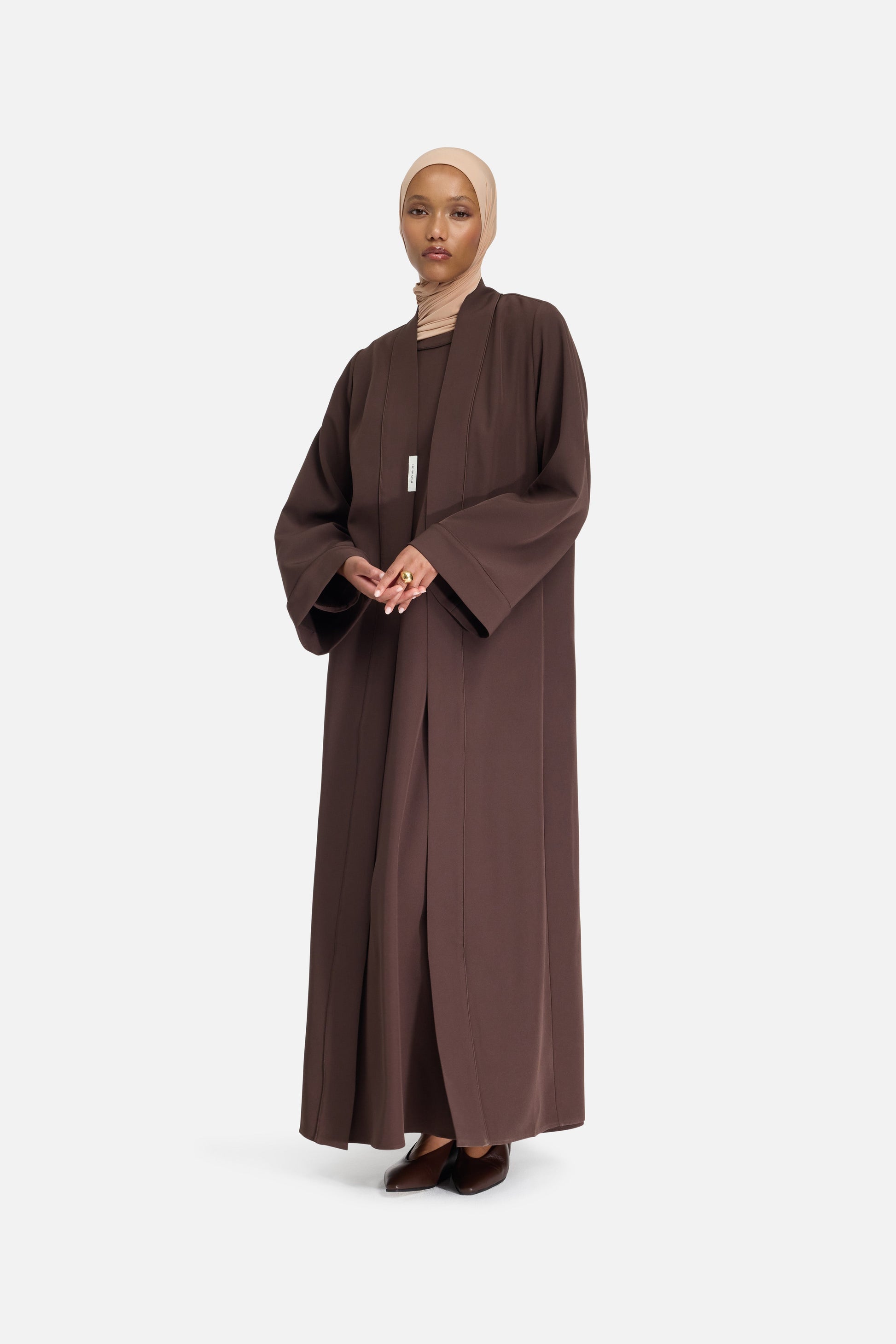 Essentiel Abaya Régulier | Marron foncé