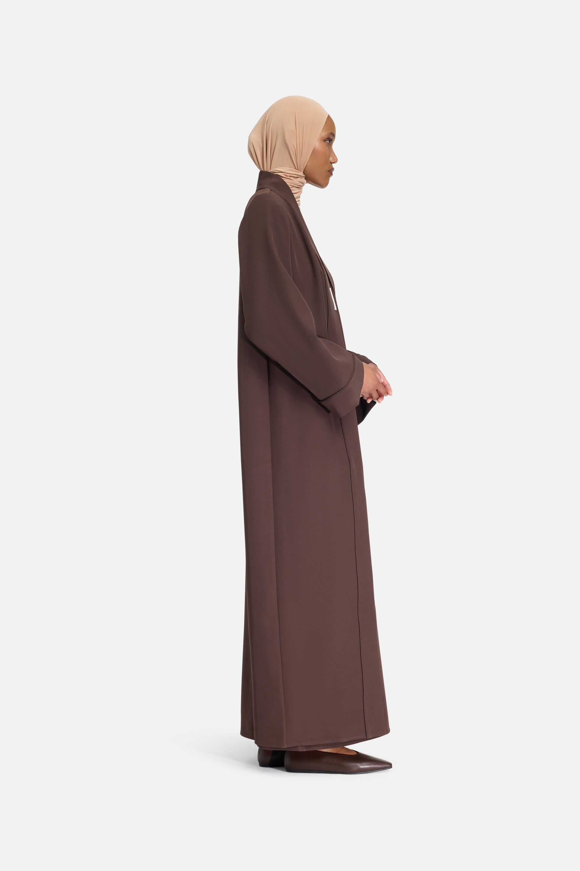 Essentiel Abaya Régulier | Marron foncé