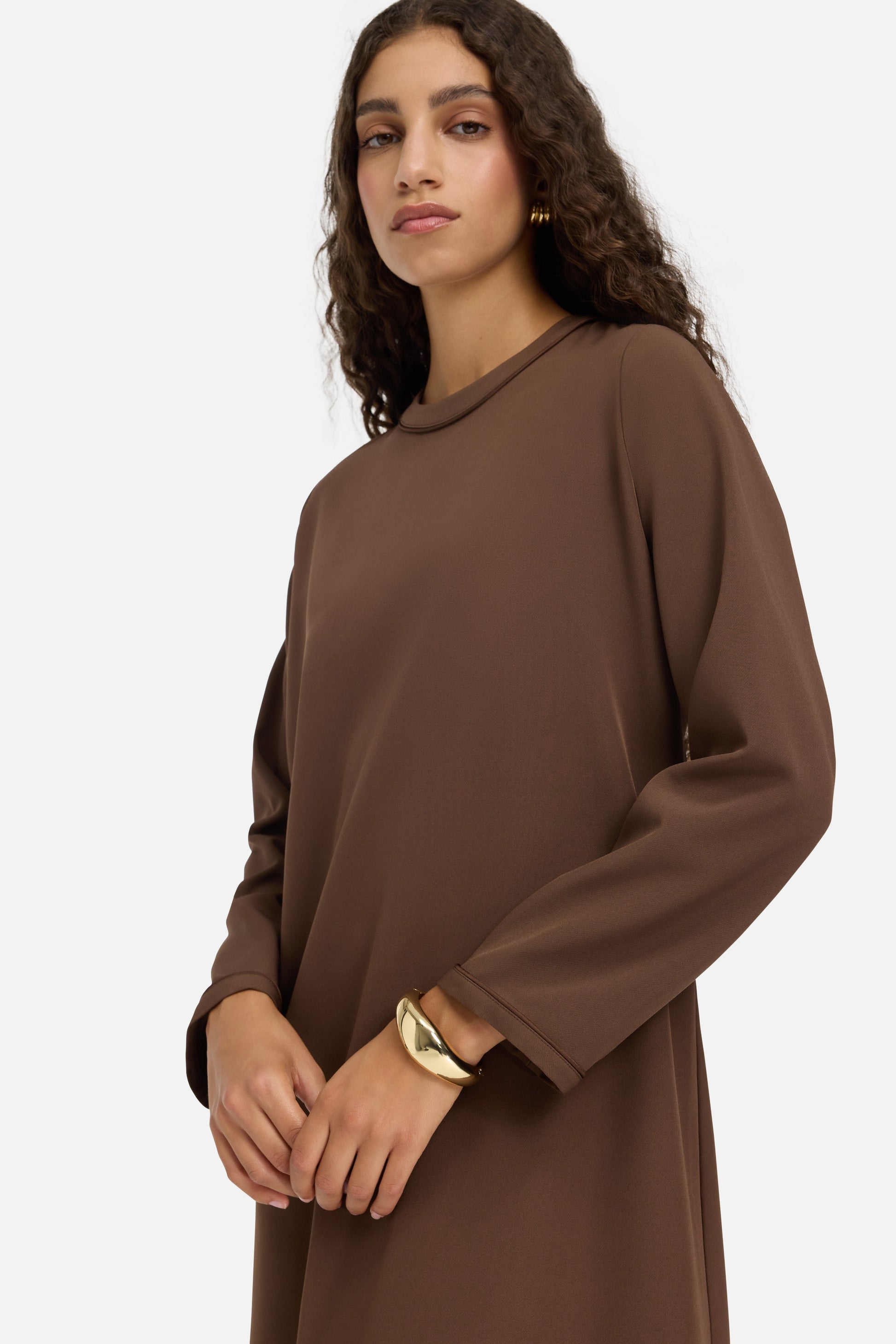 Robe Essentielle Régulière | Chocolat