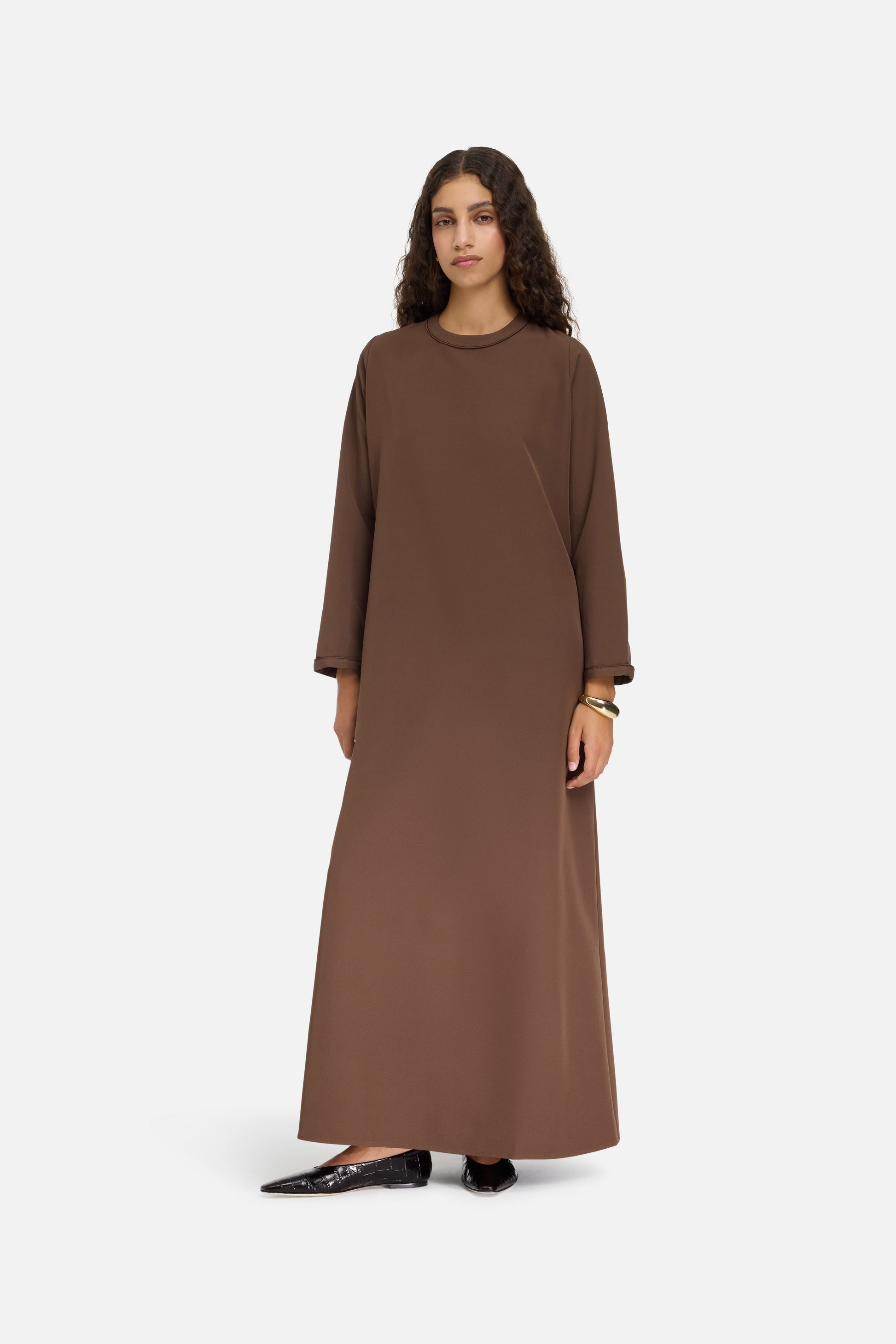 Robe Essentielle Courte | Chocolat