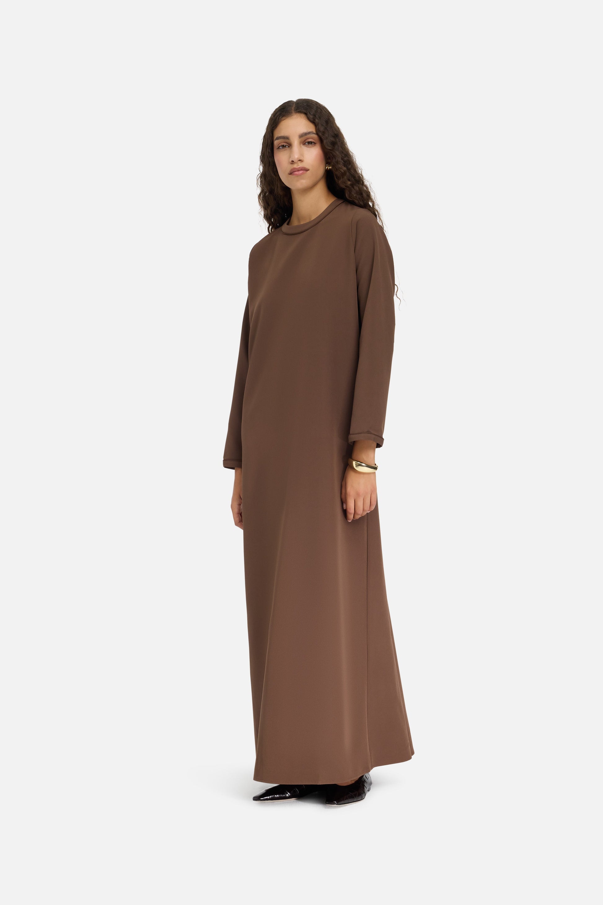 Robe Essentielle Régulière | Chocolat