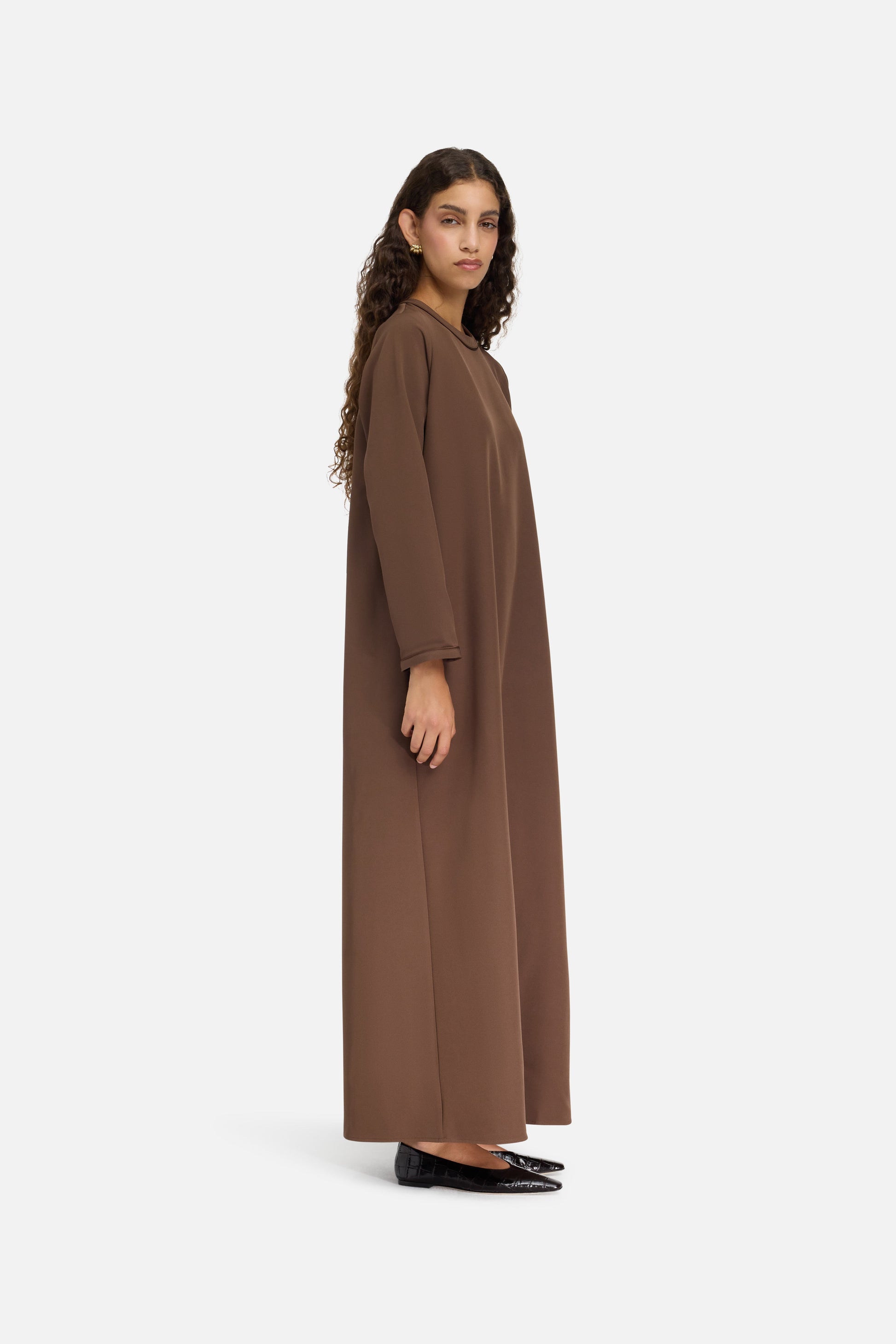 Robe Essentielle Régulière | Chocolat