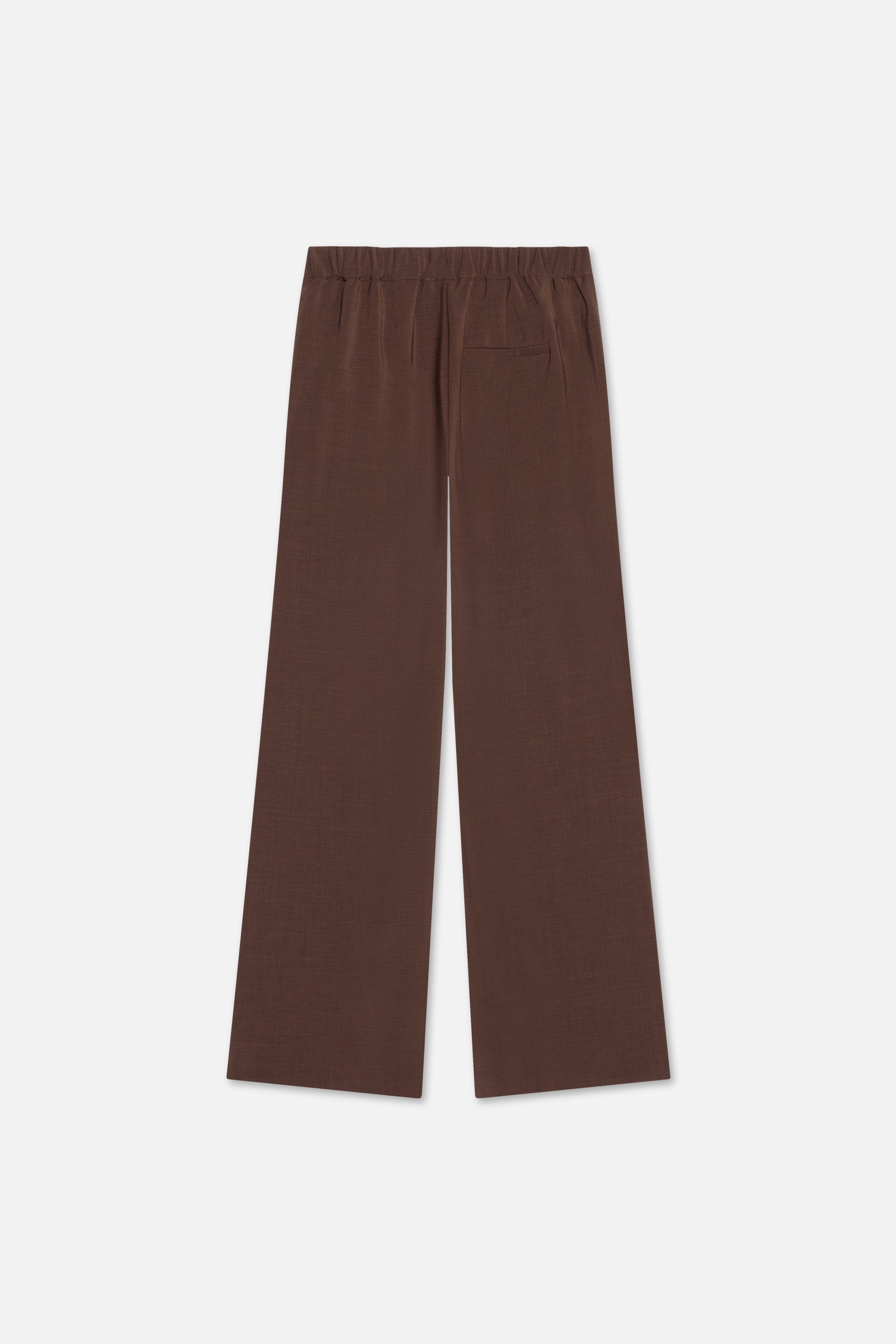 Pantalon évasé | Marron foncé