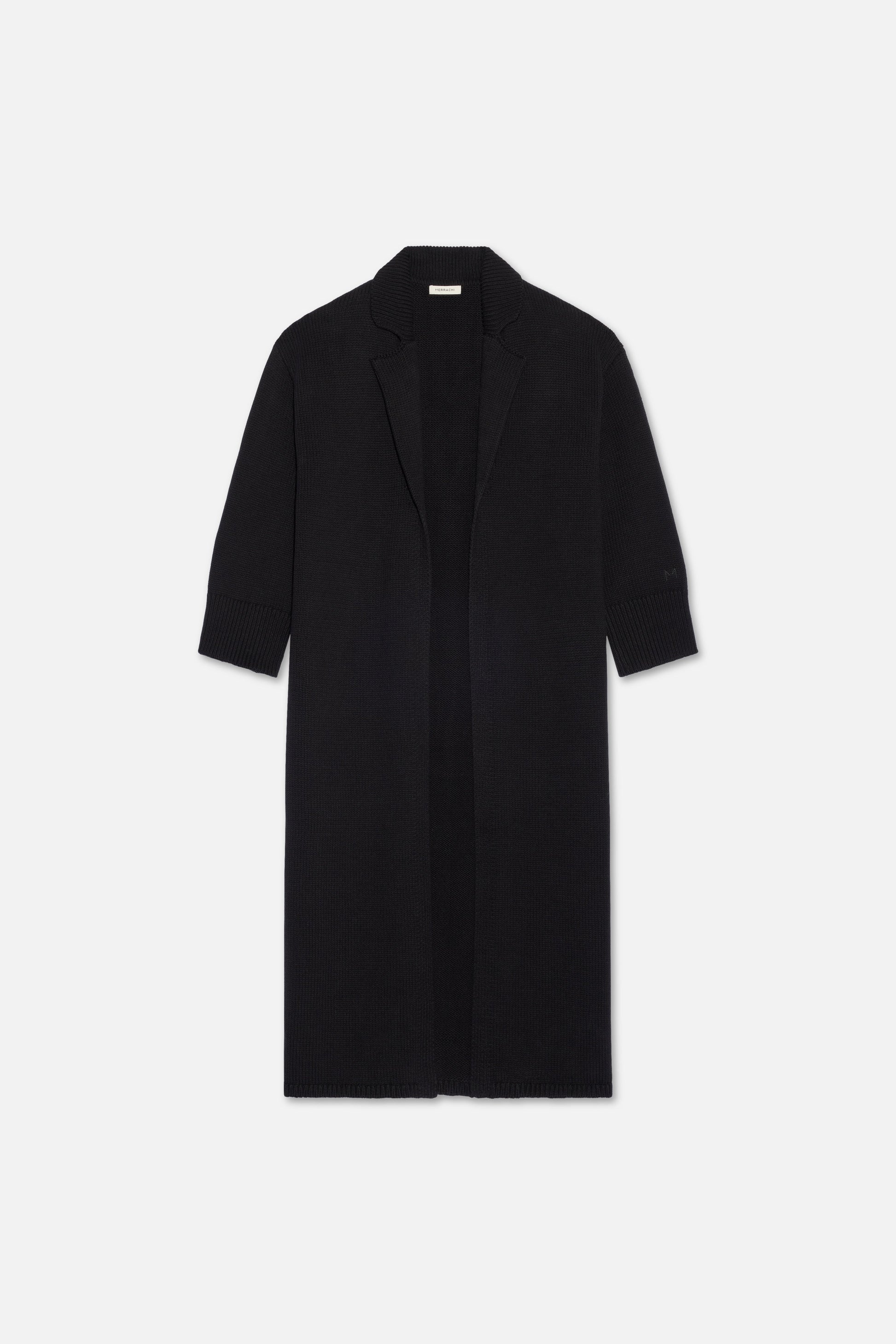 Abaya tricotée | Noir