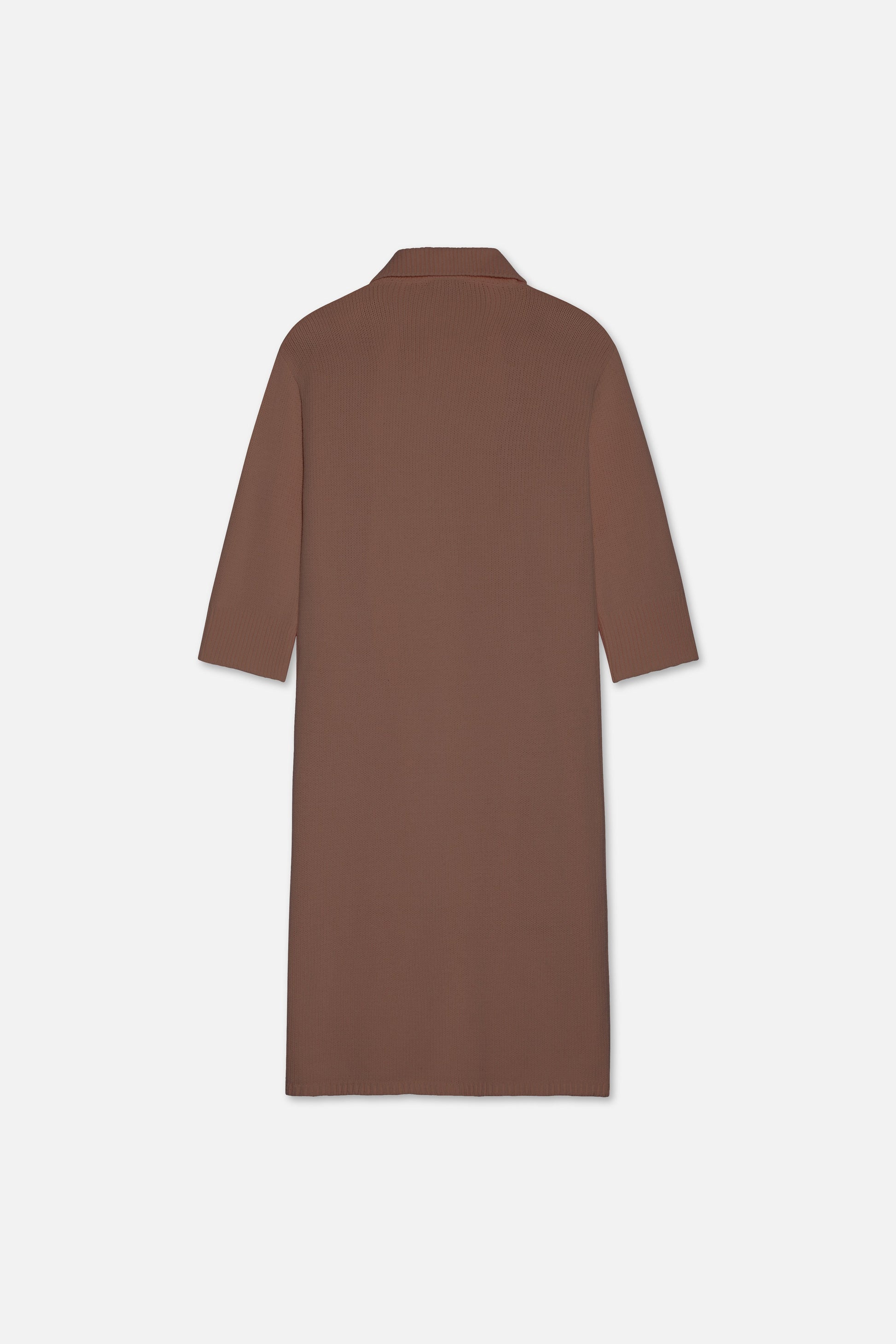 Abaya tricotée | Chocolat